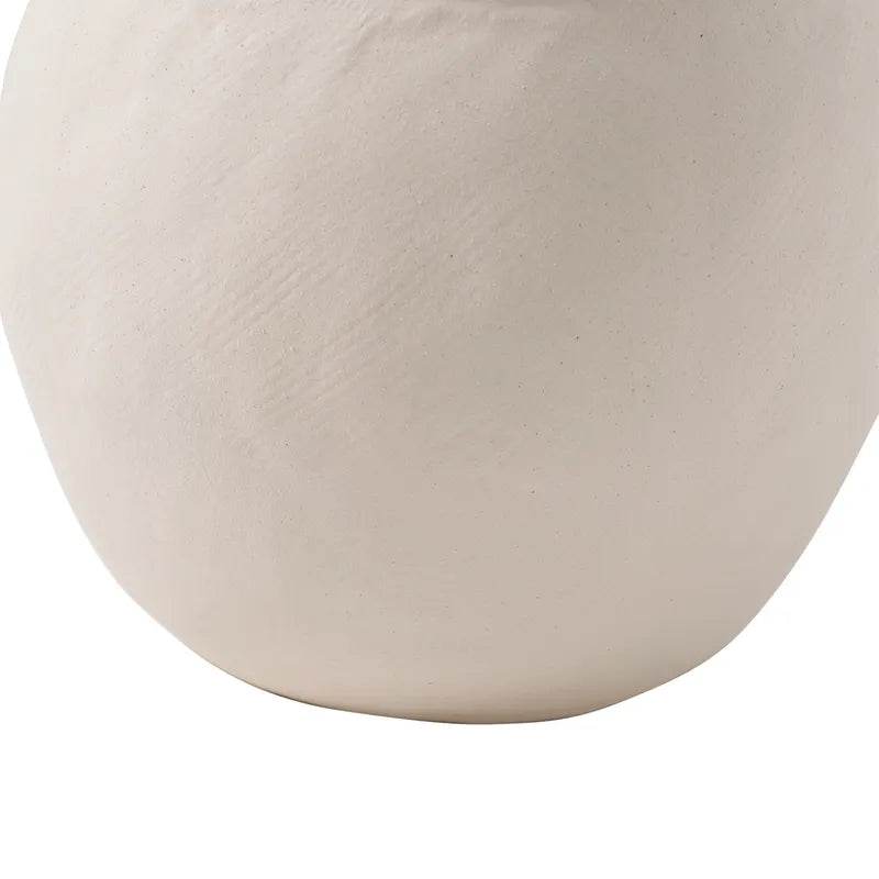 Lina | Porcelain Vase - Ivory White (Medium) - Mirra Interiors