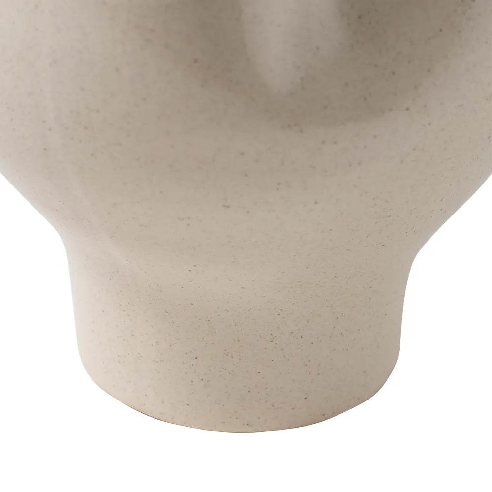Jessa | Porcelain Vase - White (Large) - Mirra Interiors