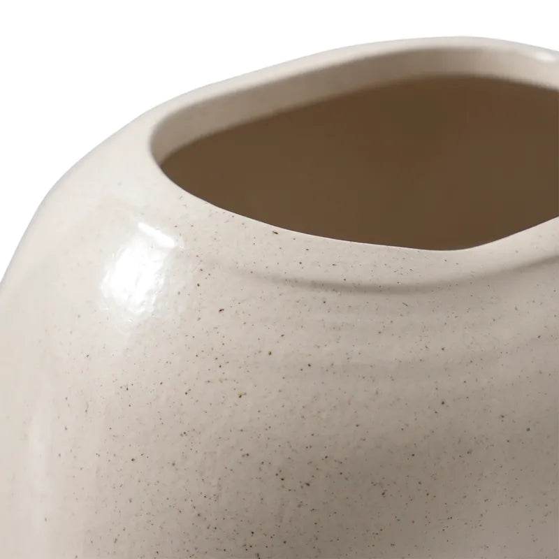 Jessa | Porcelain Vase - White (Large) - Mirra Interiors
