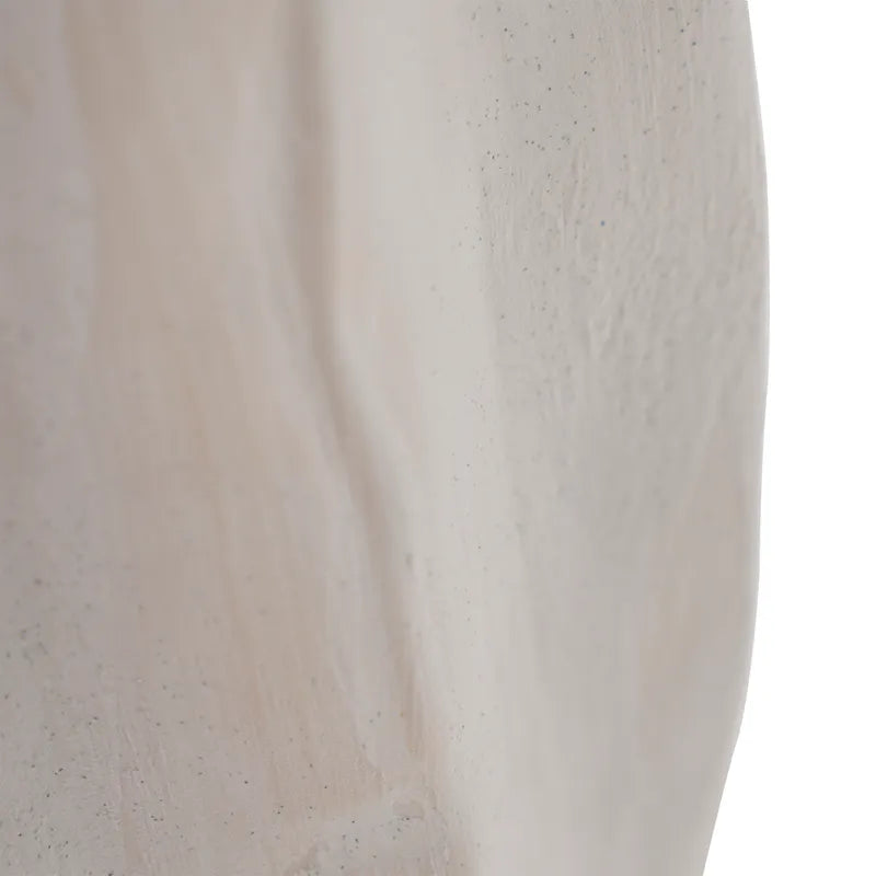 Zinnia | Porcelain Crinkle Vase - White (Medium)