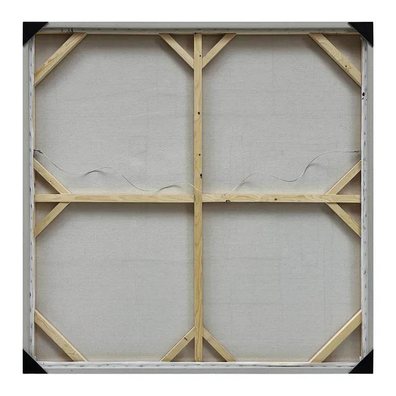 Carbon Study | Oil-On-Canvas Painting In Gold Frame - Mirra Interiors