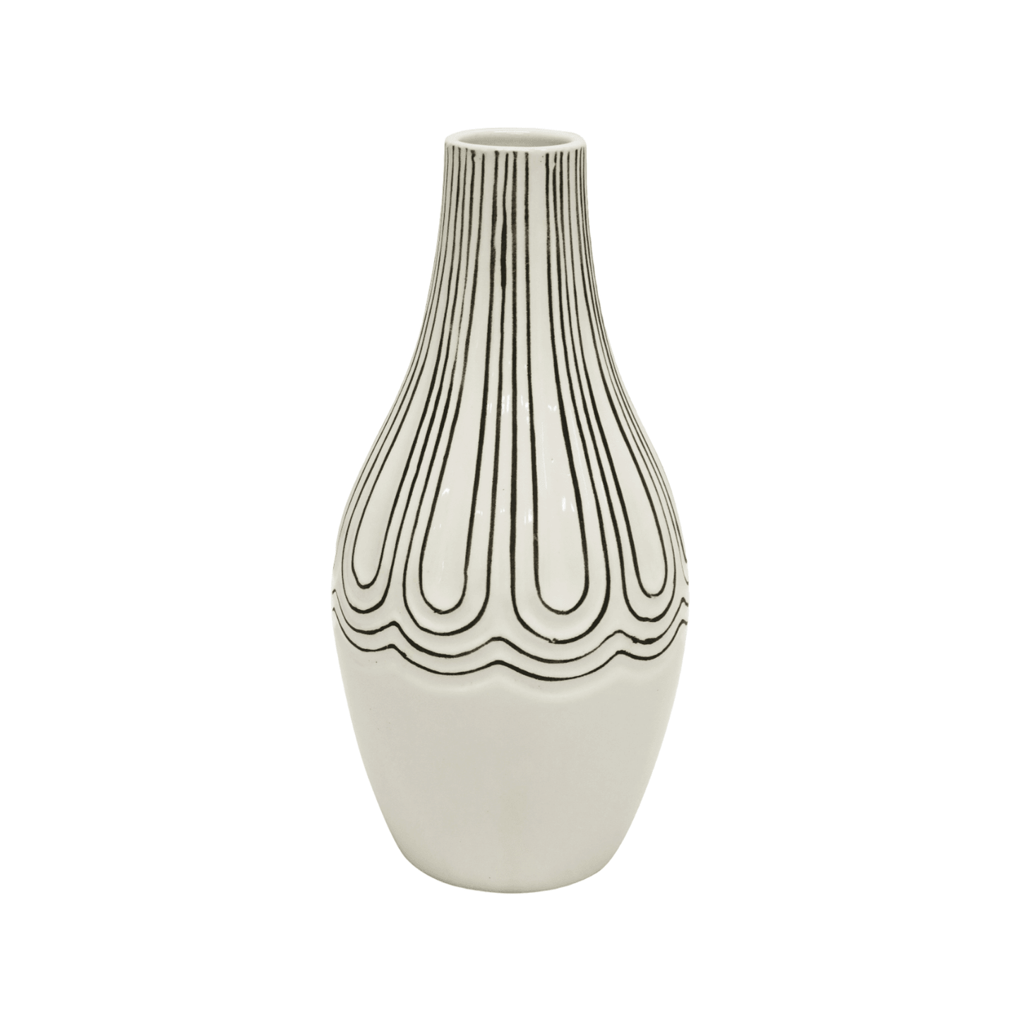 Tove | Ceramic Vase White - Mirra Interiors