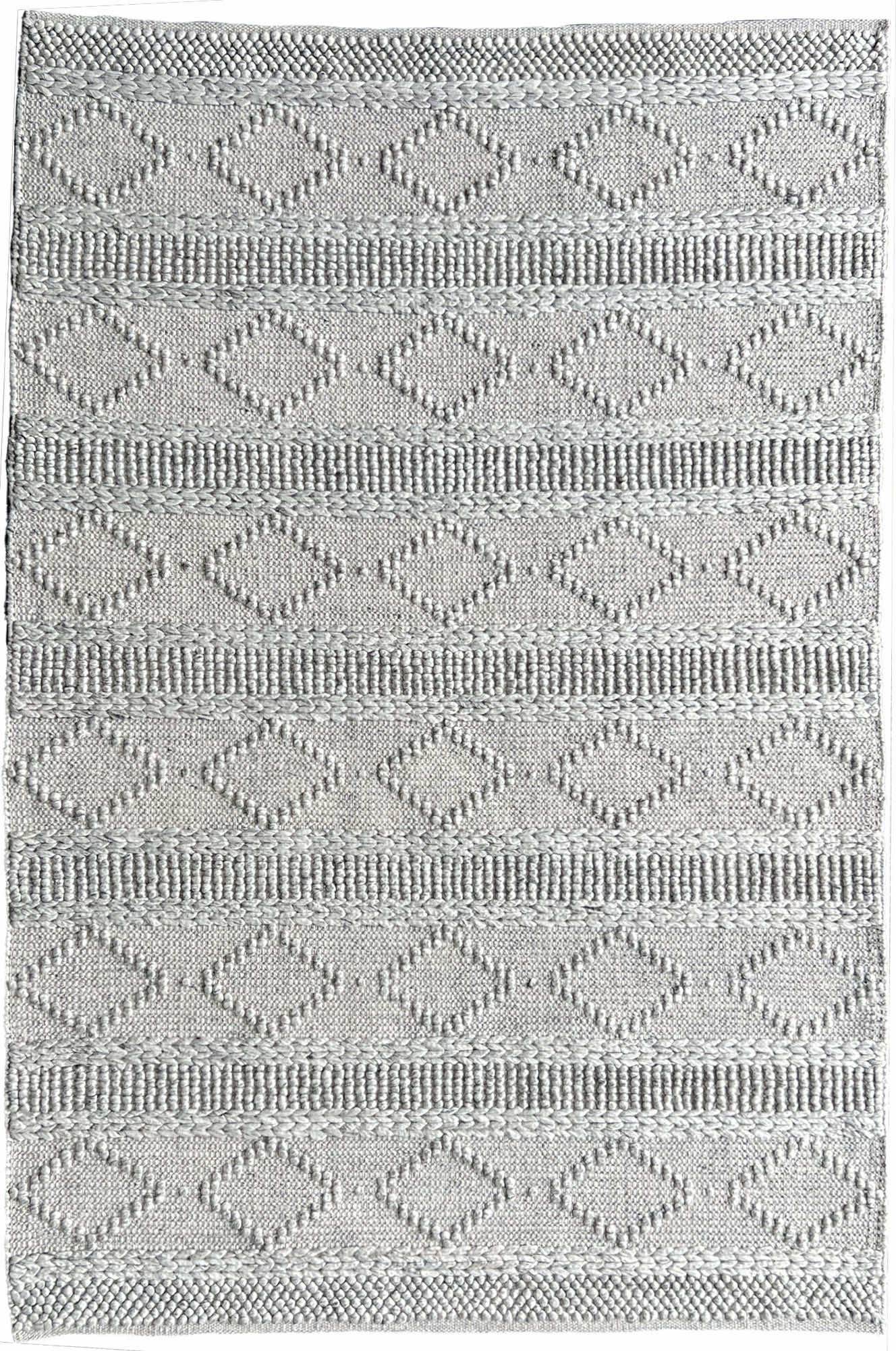 Zuri | Diamond Wool Rug Spotted Grey - Mirra Interiors