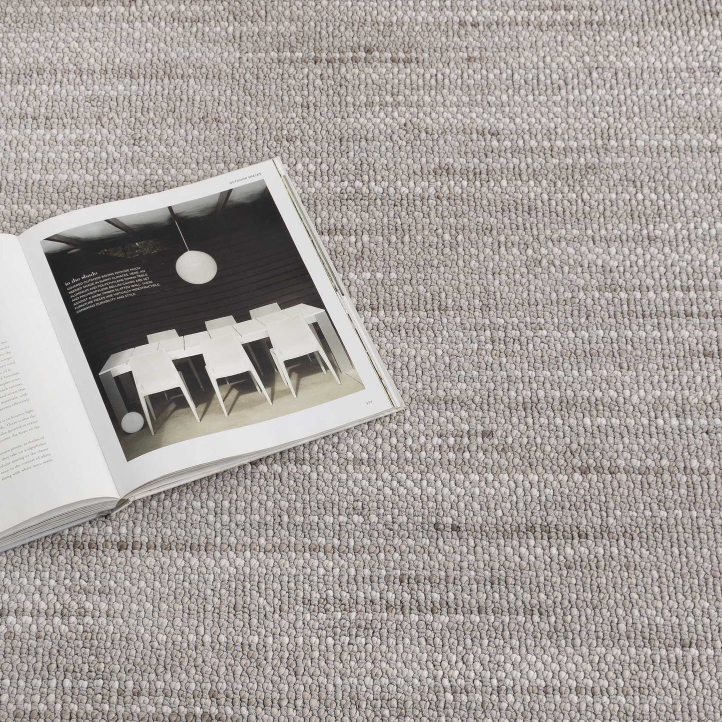Berno | Loop Rug - Silver