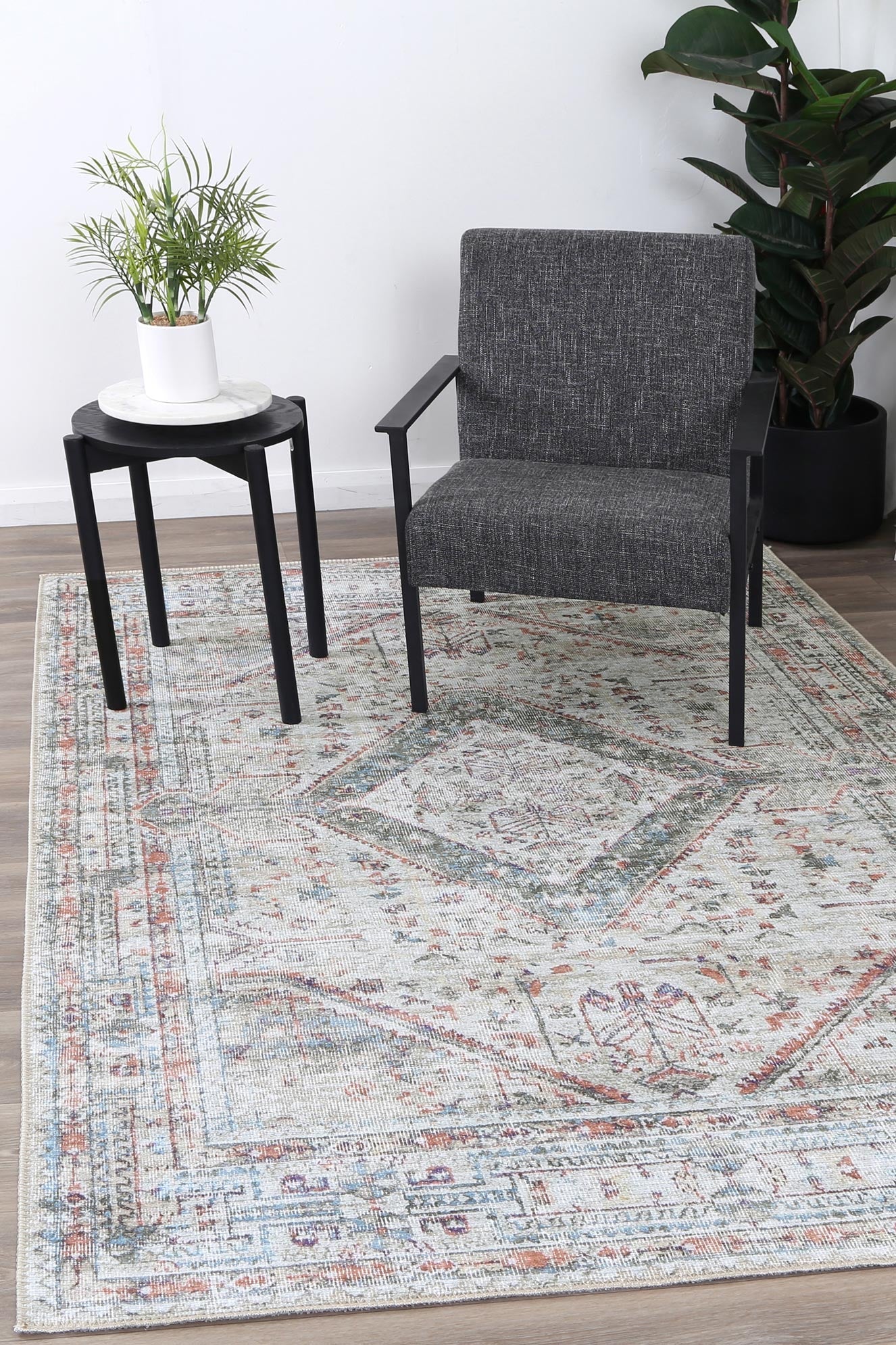 Babylon Nippur Multi Washable Rug - VTL0027-01