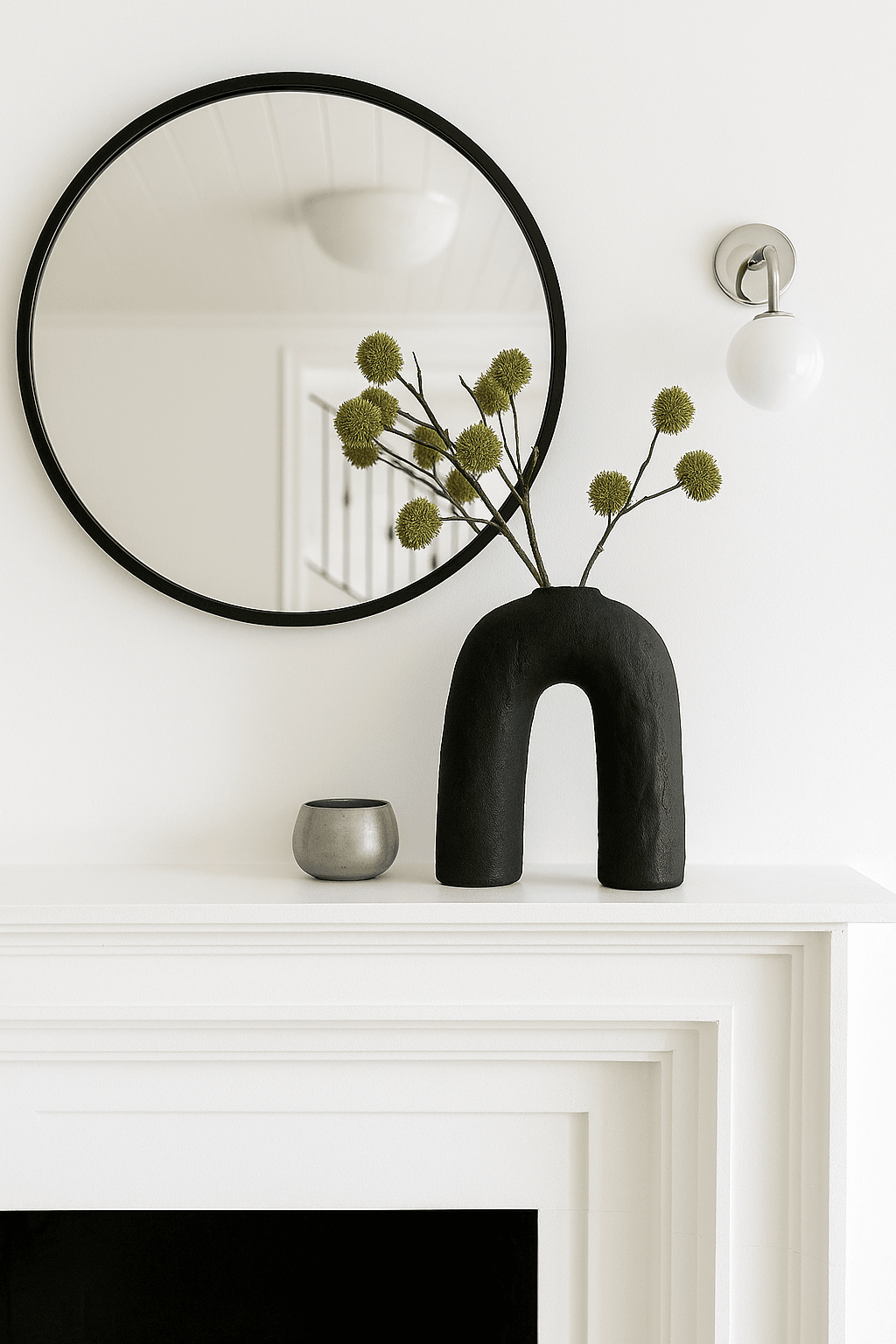 Arco | Ceramic Arch Vessel Black - Mirra Interiors
