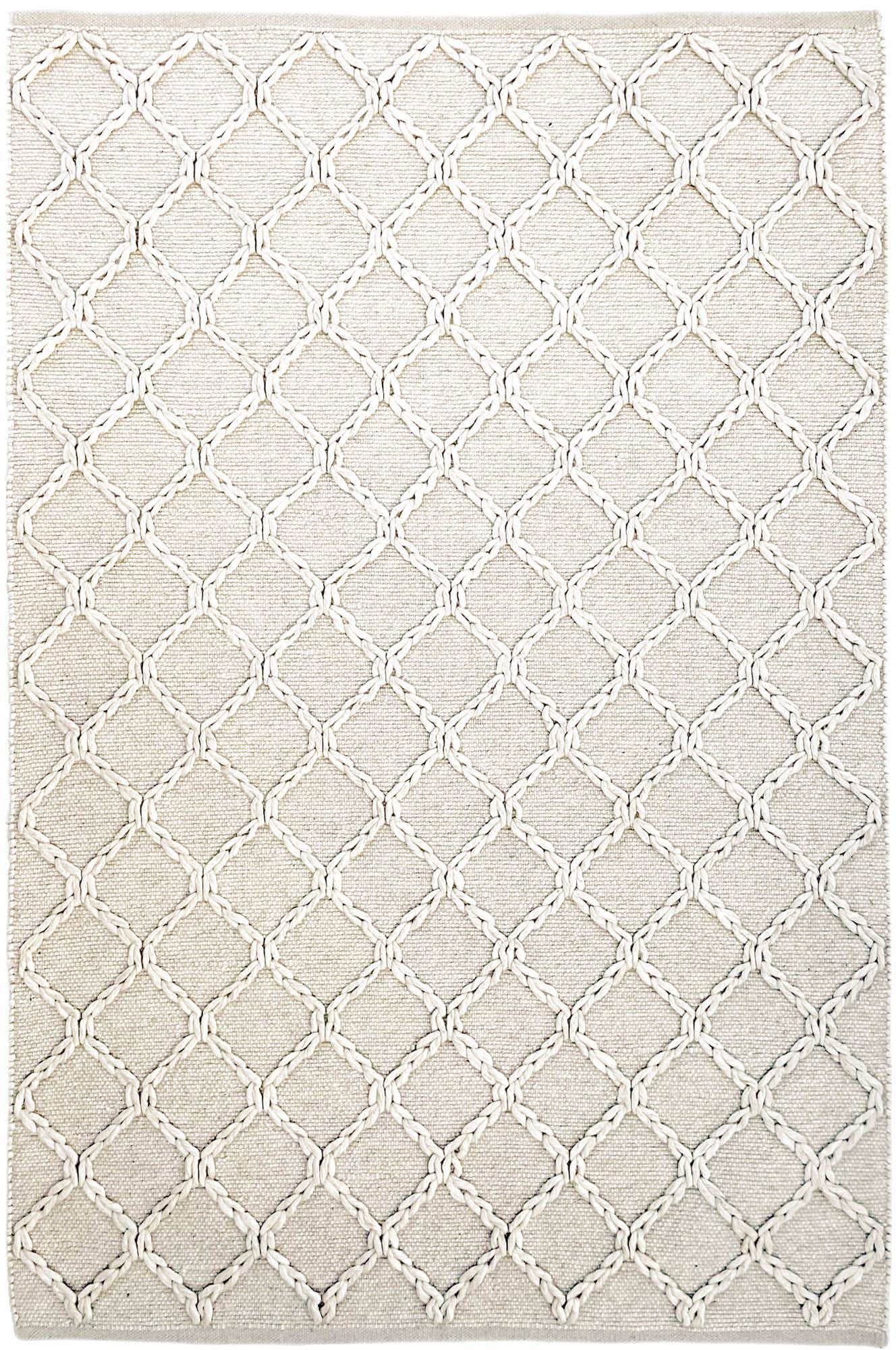 Hermes | Diamond Trellis Wool Rug Cream - Mirra Interiors