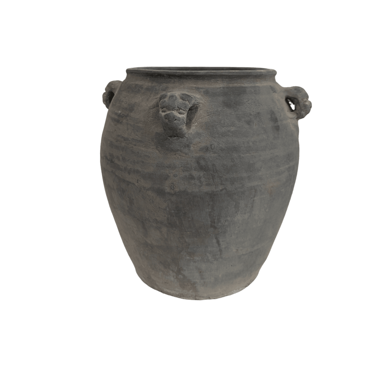 Ming | Antique Pot with Handles Grey - Mirra Interiors