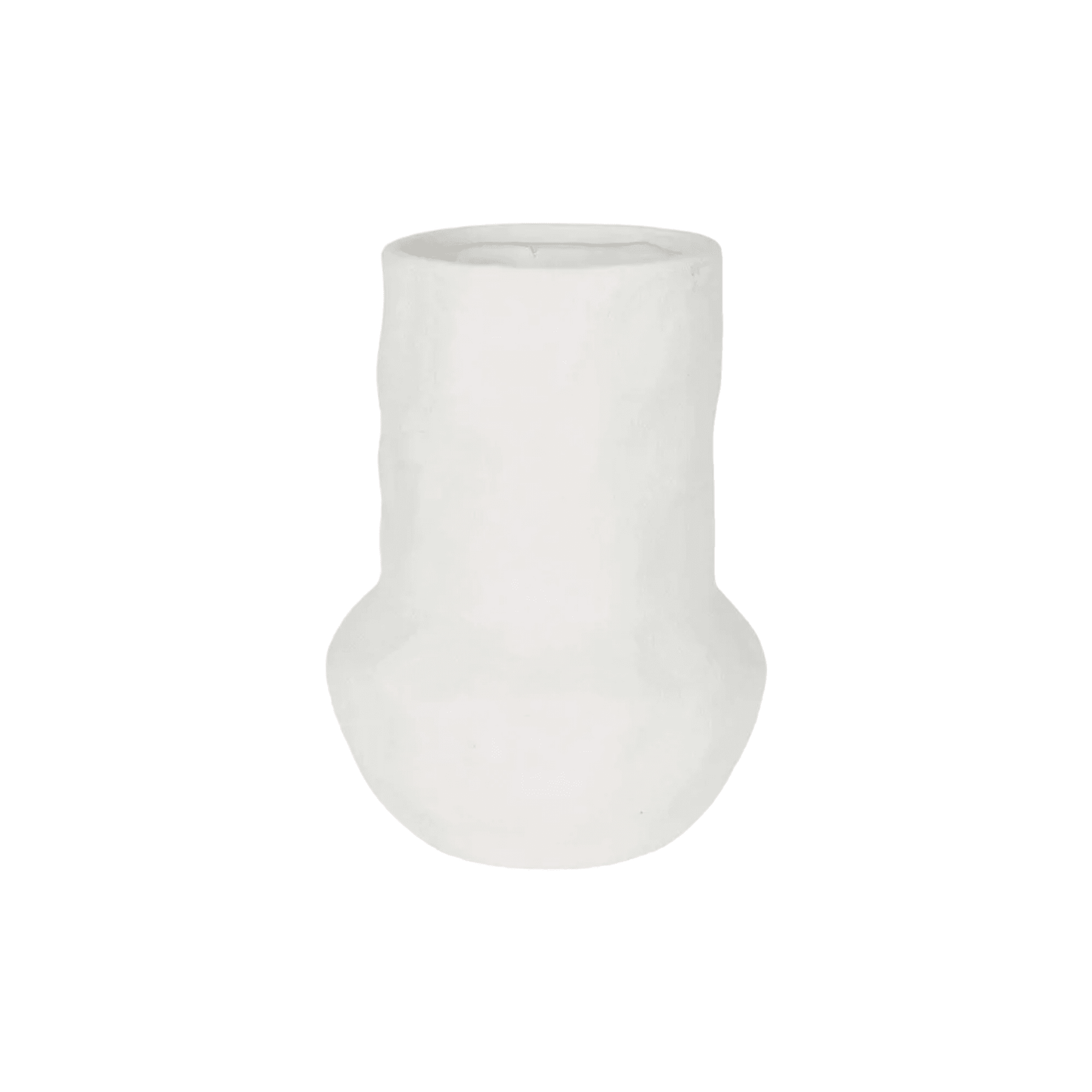 Cyrone | Organic Belly Vase White - Mirra Interiors