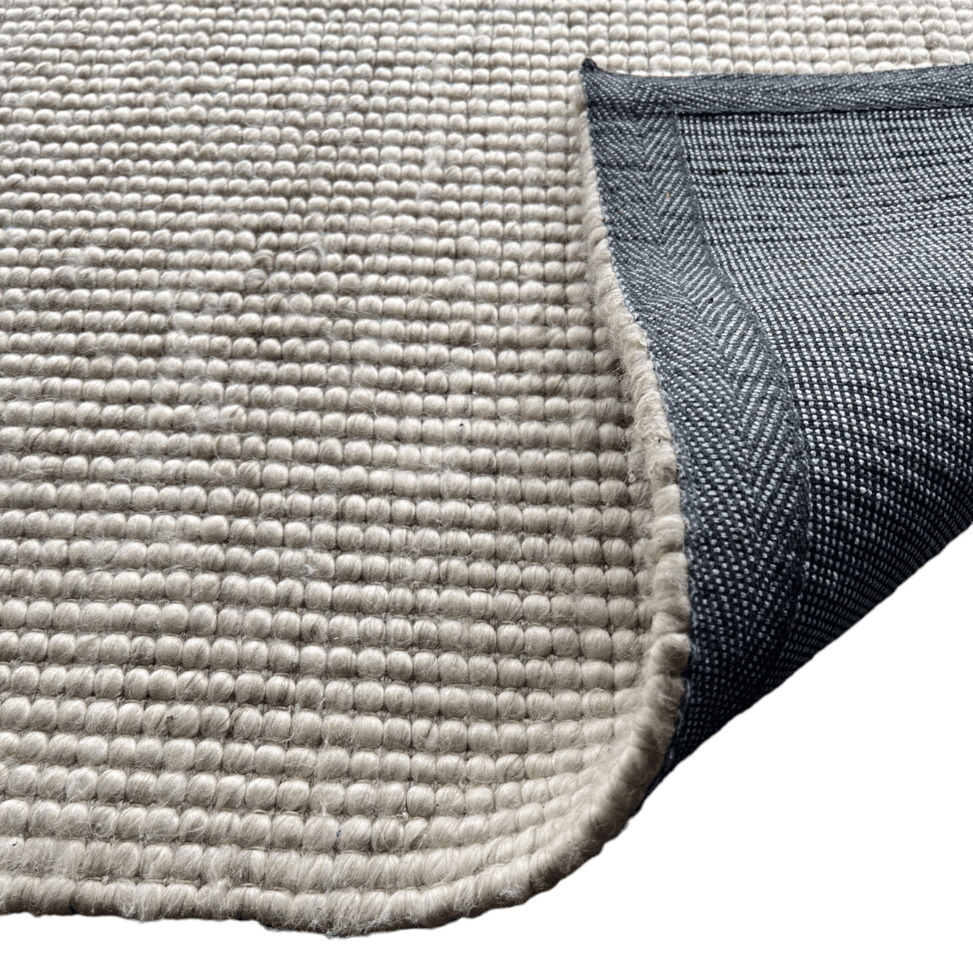 Freya | Loopy Wool Rug Beige - Mirra Interiors