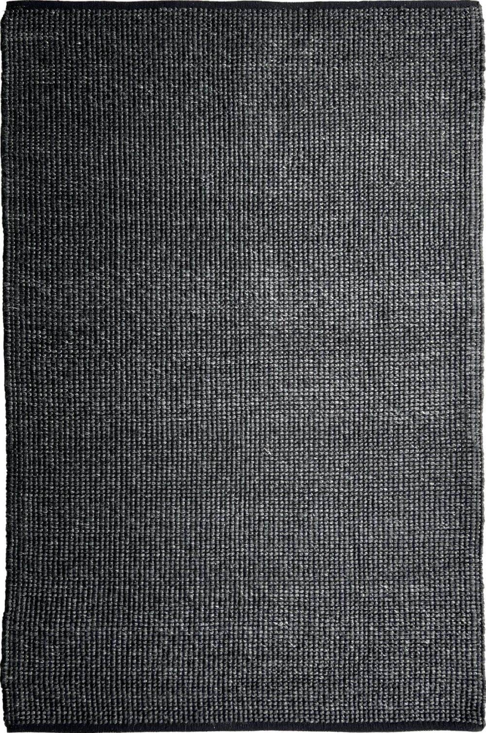 Freya | Loopy Wool Rug Ebony - Mirra Interiors