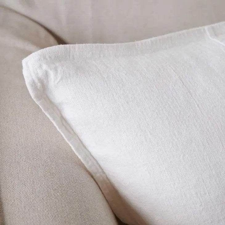 Luca®| Classic Linen Cushion White - Mirra Interiors