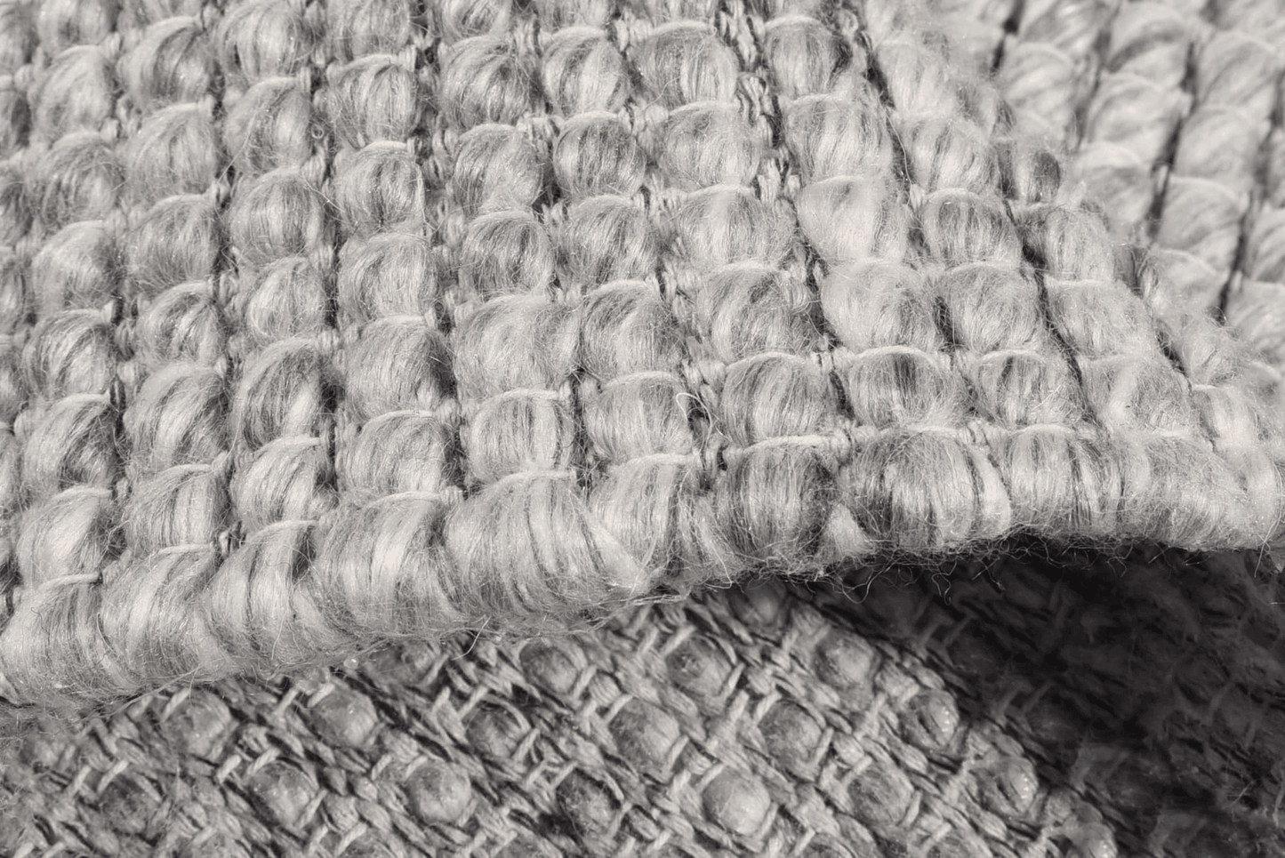 Odin | Loopy Wool Rug Light Grey - Mirra Interiors