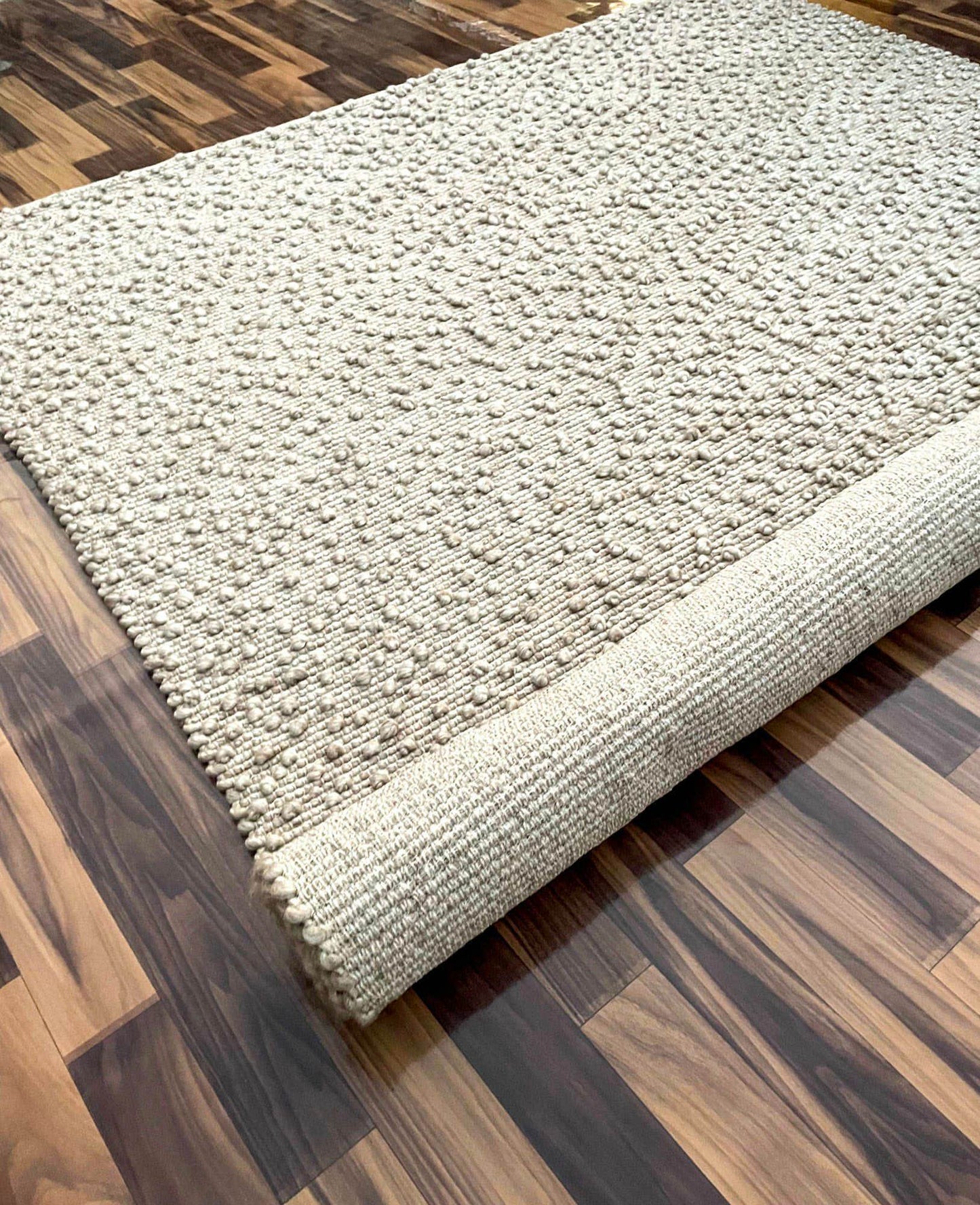 Ingrid | Pebble Wool Rug Beige - Mirra Interiors