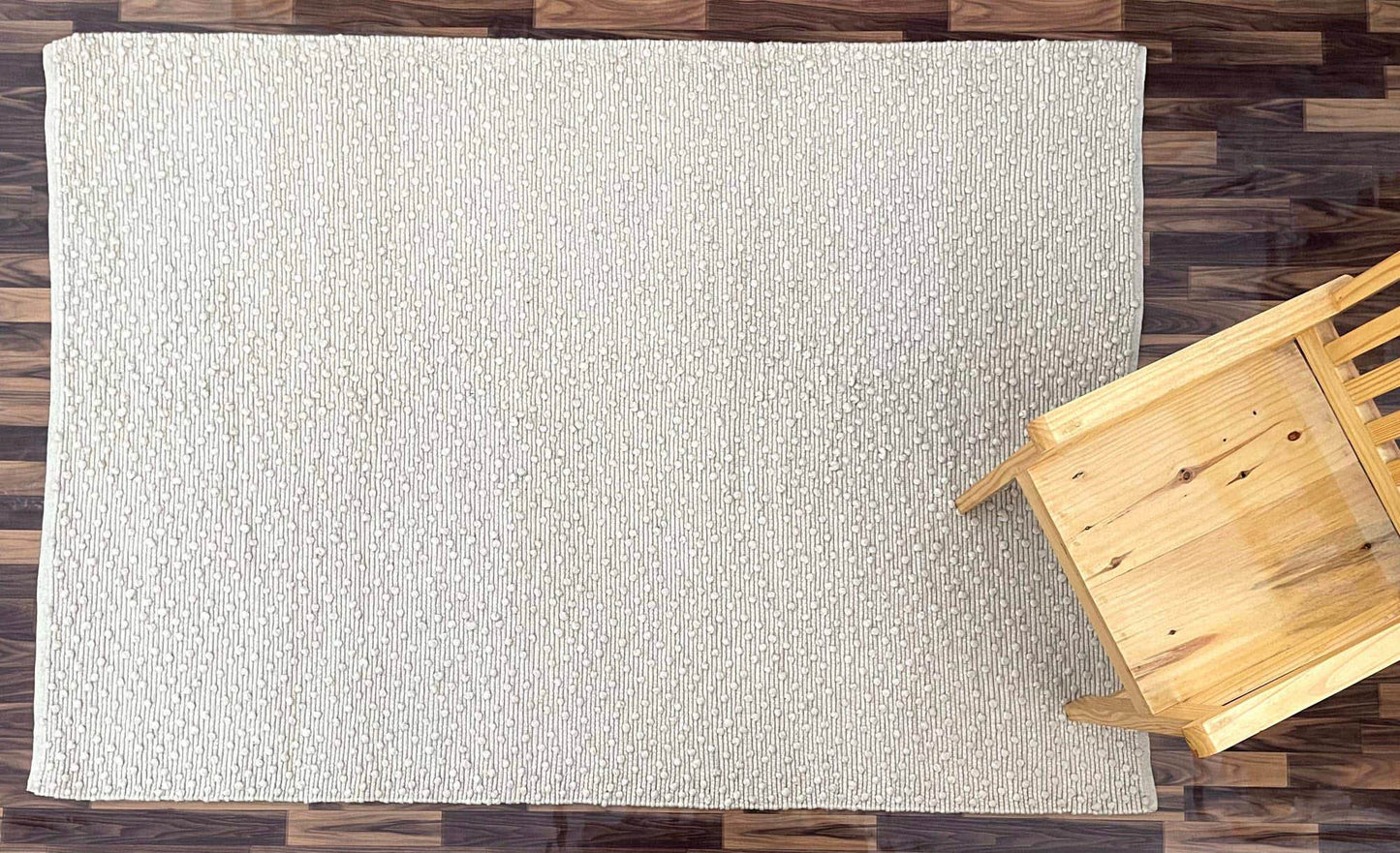 Ingrid | Pebble Wool Rug Cream - Mirra Interiors