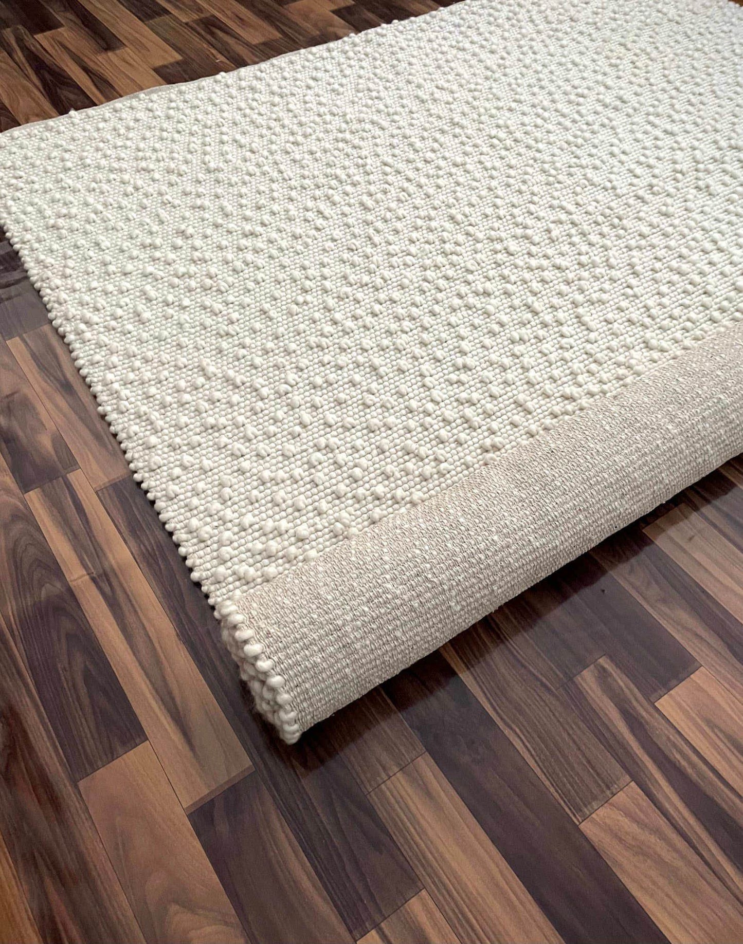 Ingrid | Pebble Wool Rug Cream - Mirra Interiors