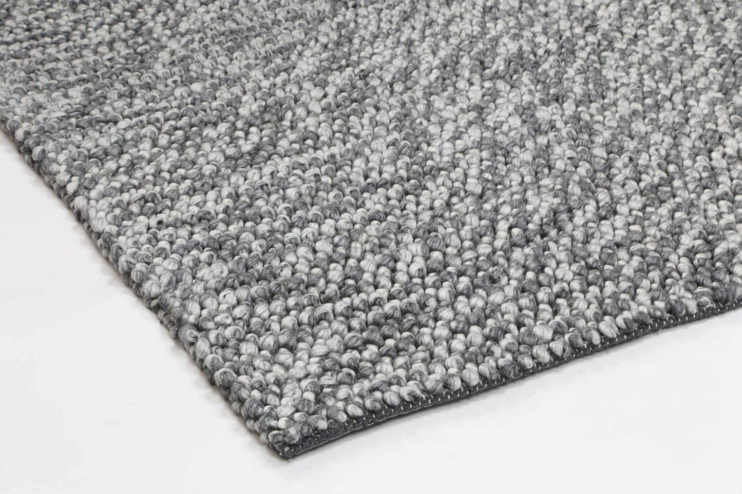 Harlow Loopy | Wool Blend Rug - Charcoal