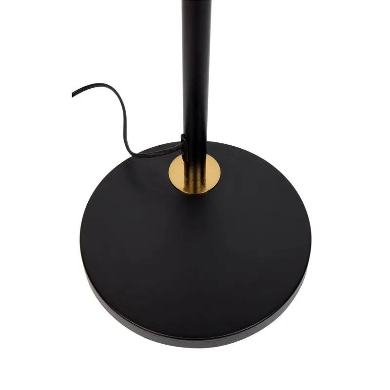 Kenna | Metal Floor Lamp Black & Brass - Mirra Interiors