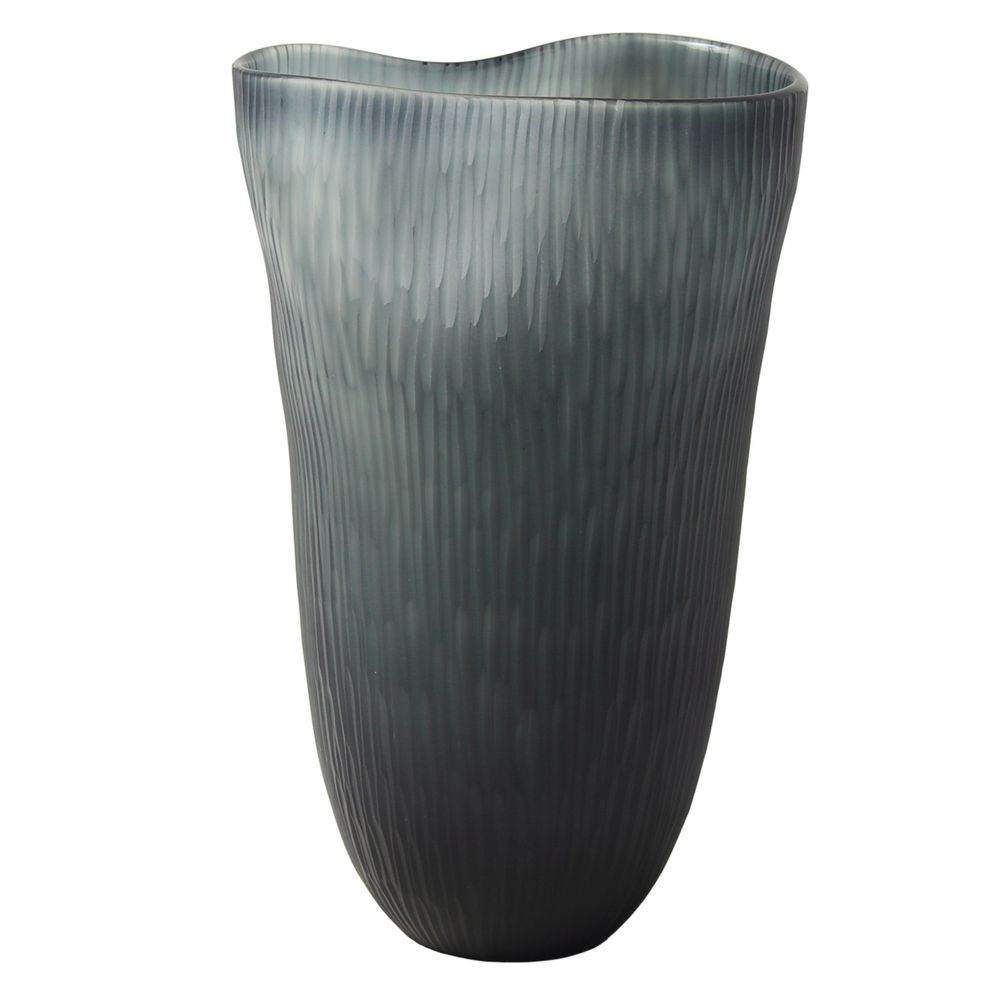 Else | Glass Vase - Charcoal (Large) - Mirra Interiors