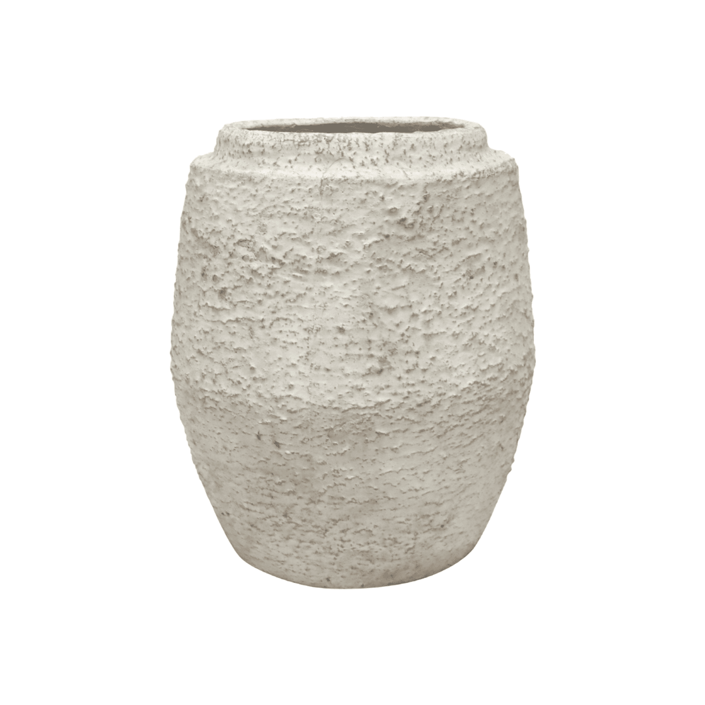 Luna | Organic Textured Vase White - Mirra Interiors