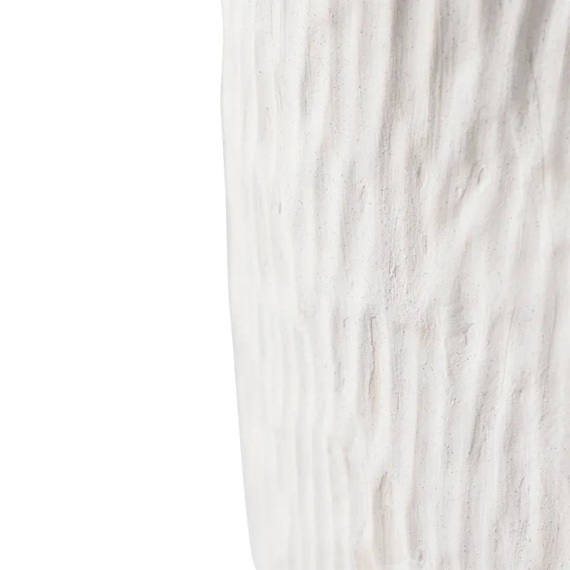 Millicent | Porcelain Wave Vase - White (Large)