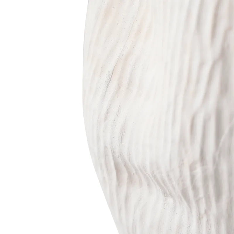 Millicent | Porcelain Wave Vase - White (Medium)