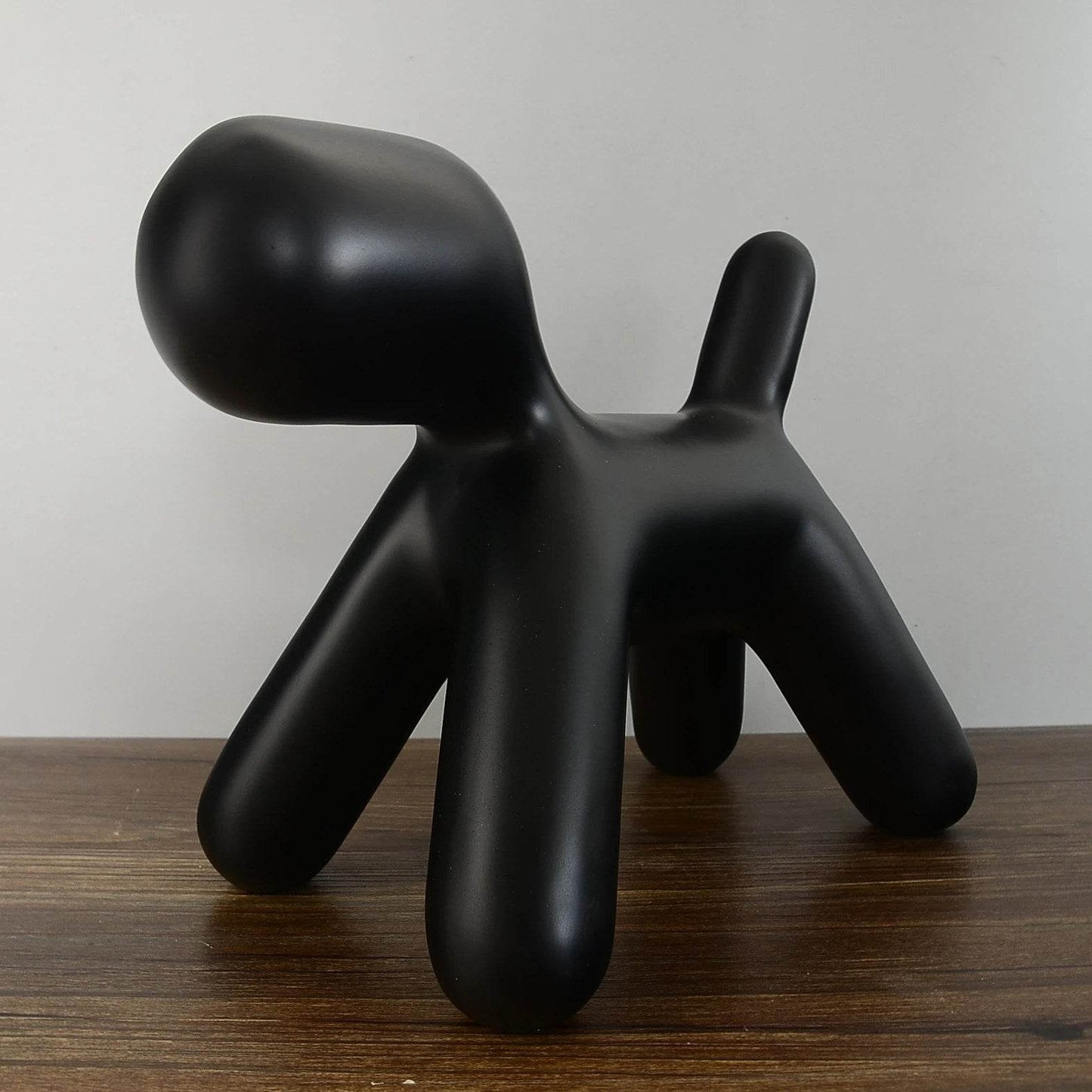 Toto Nordic Resin Animal Dog Sculpture Ornament Matte Black | Mirra Interiors