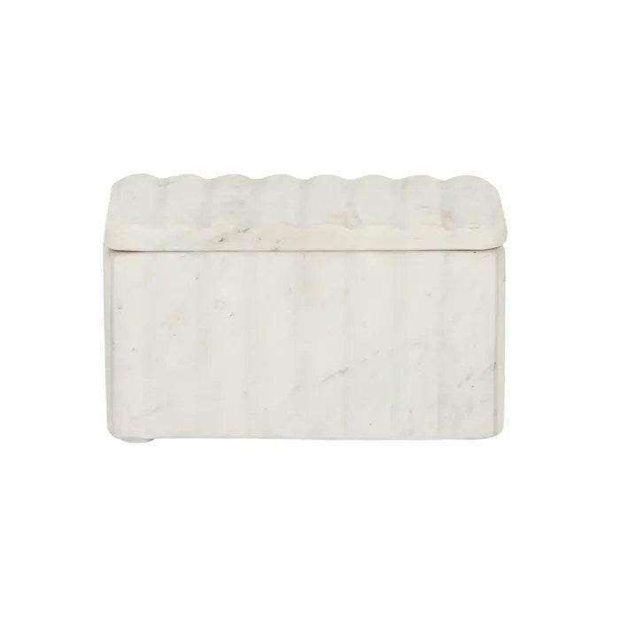 Strie | Natural Marble Trinket Box - Mirra Interiors