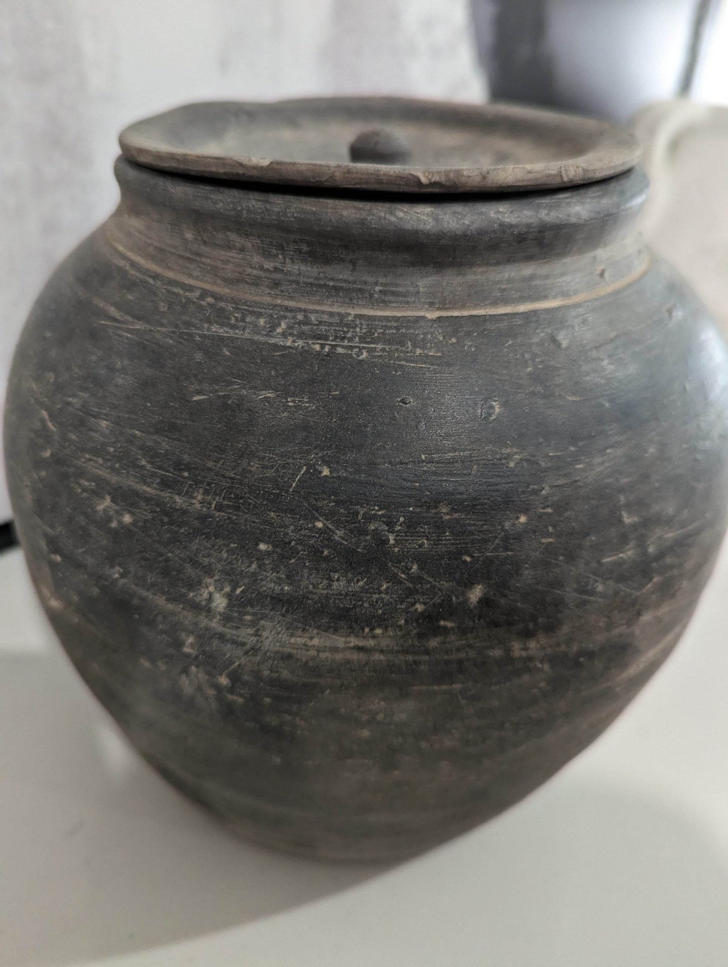 Mei | Antique Ginger Jar Grey - Mirra Interiors