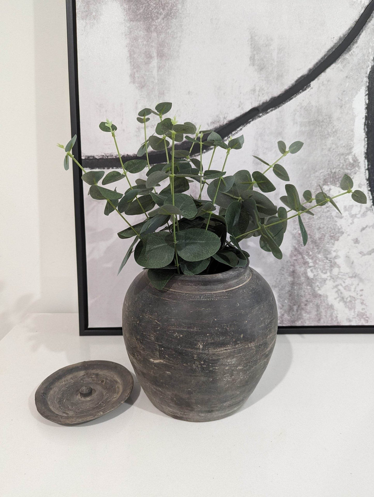Mei | Antique Ginger Jar Grey - Mirra Interiors
