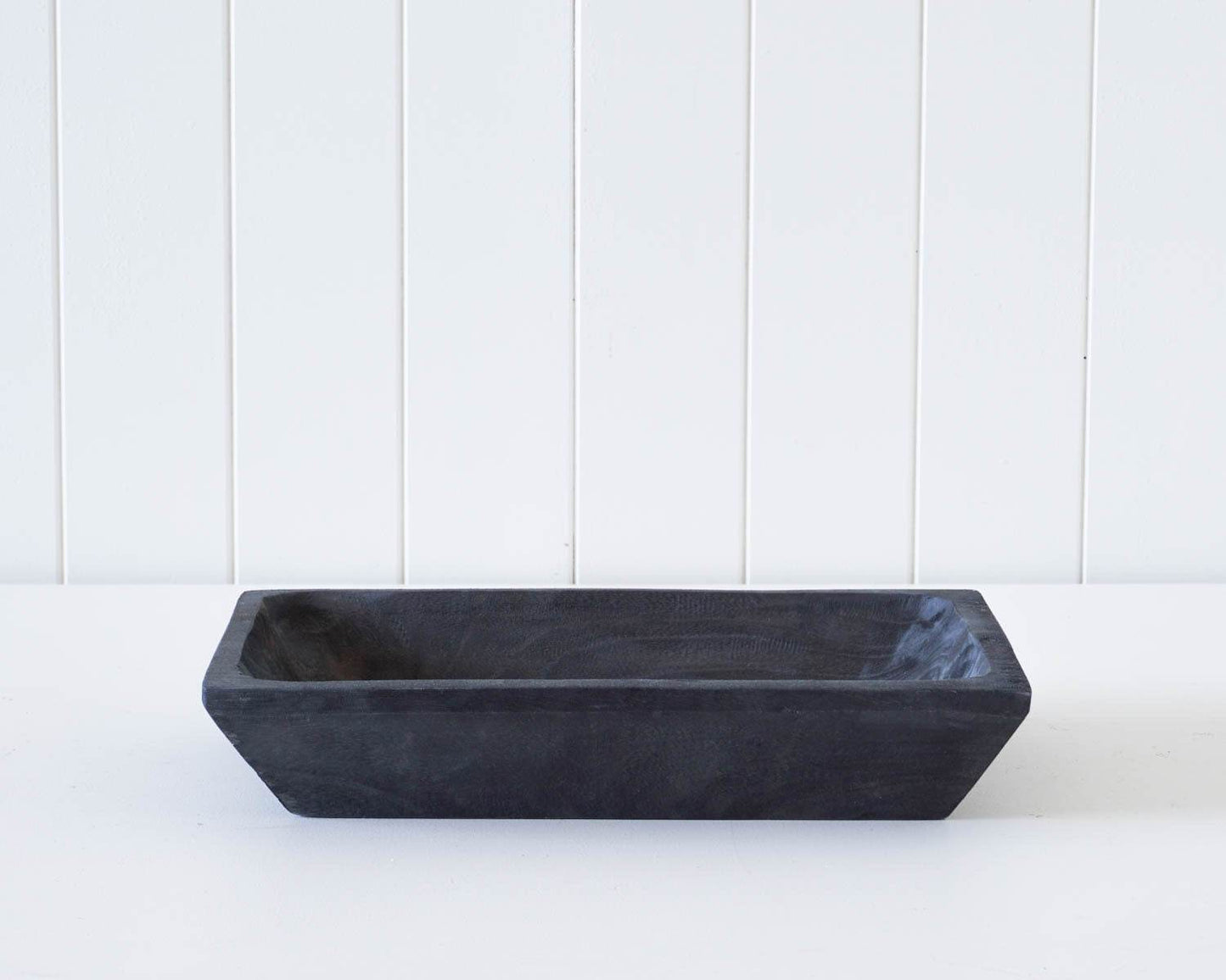 Essential | Decorative Timber Trays Black (Set of 2) - Mirra Interiors