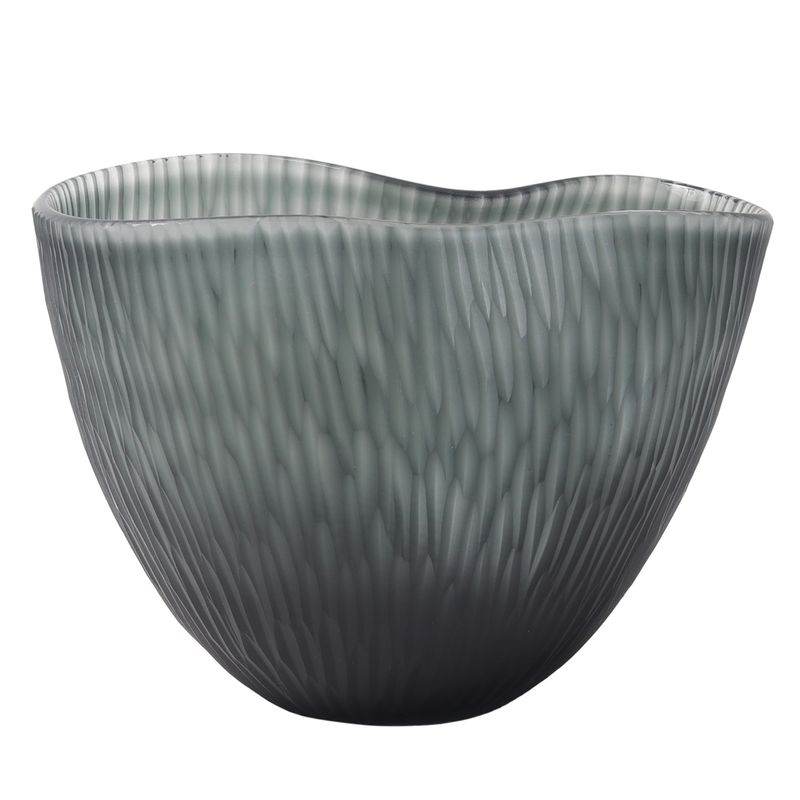 Else | Glass Vase - Charcoal (Medium) - Mirra Interiors
