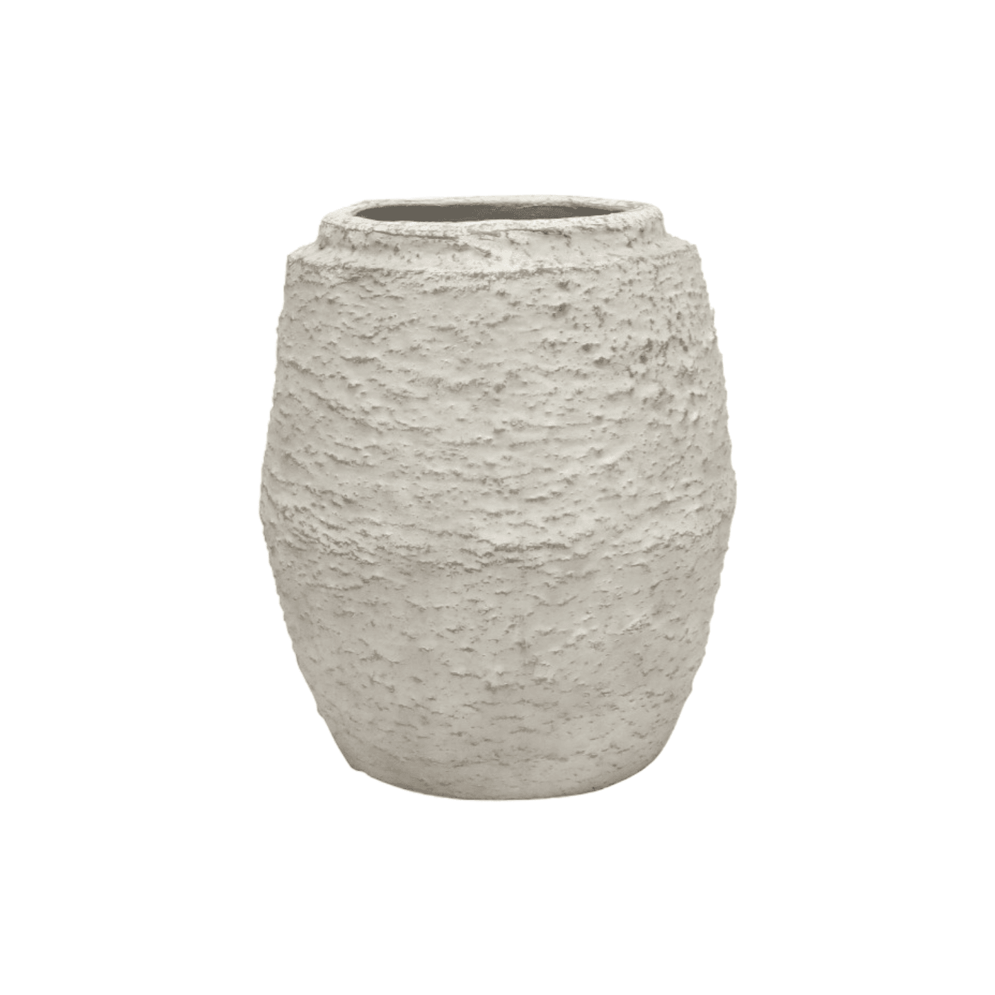 Luna | Organic Textured Vase White - Mirra Interiors