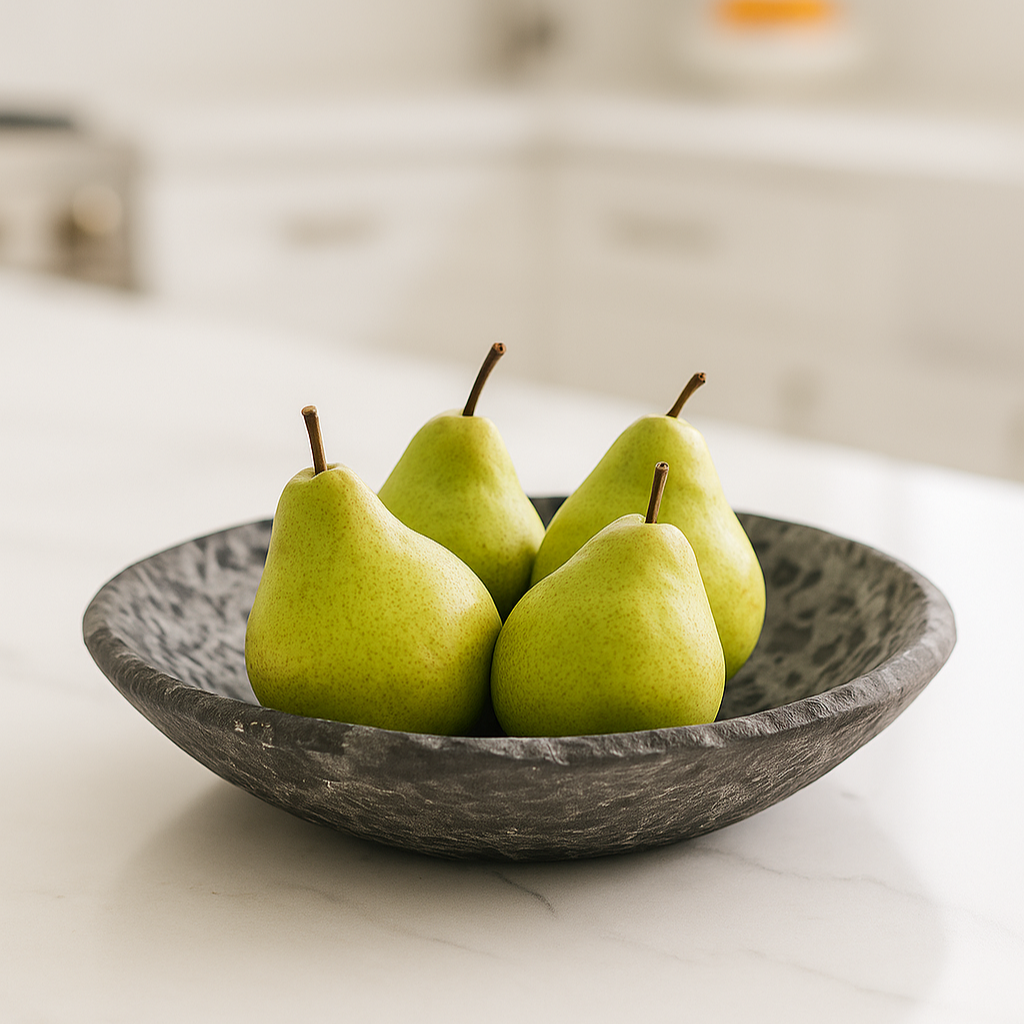 Marilla | Stone Look Porcelain Bowl - Grey