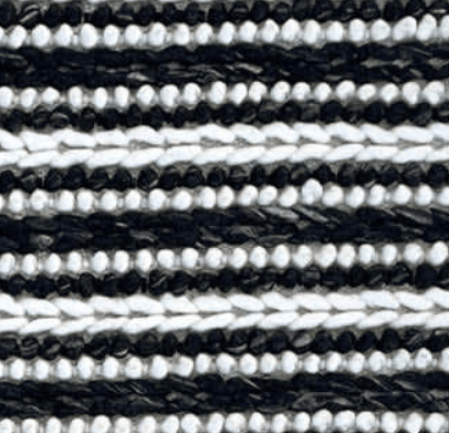 Saanvi | Stripe Wool Rug Carbon - Mirra Interiors