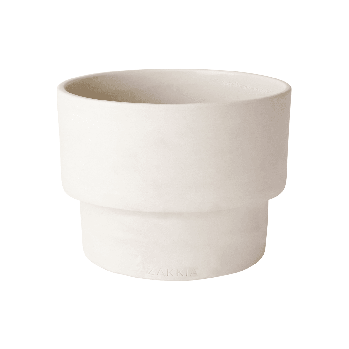 Podium | Handmade Ceramic Pot White (Large) - Mirra Interiors