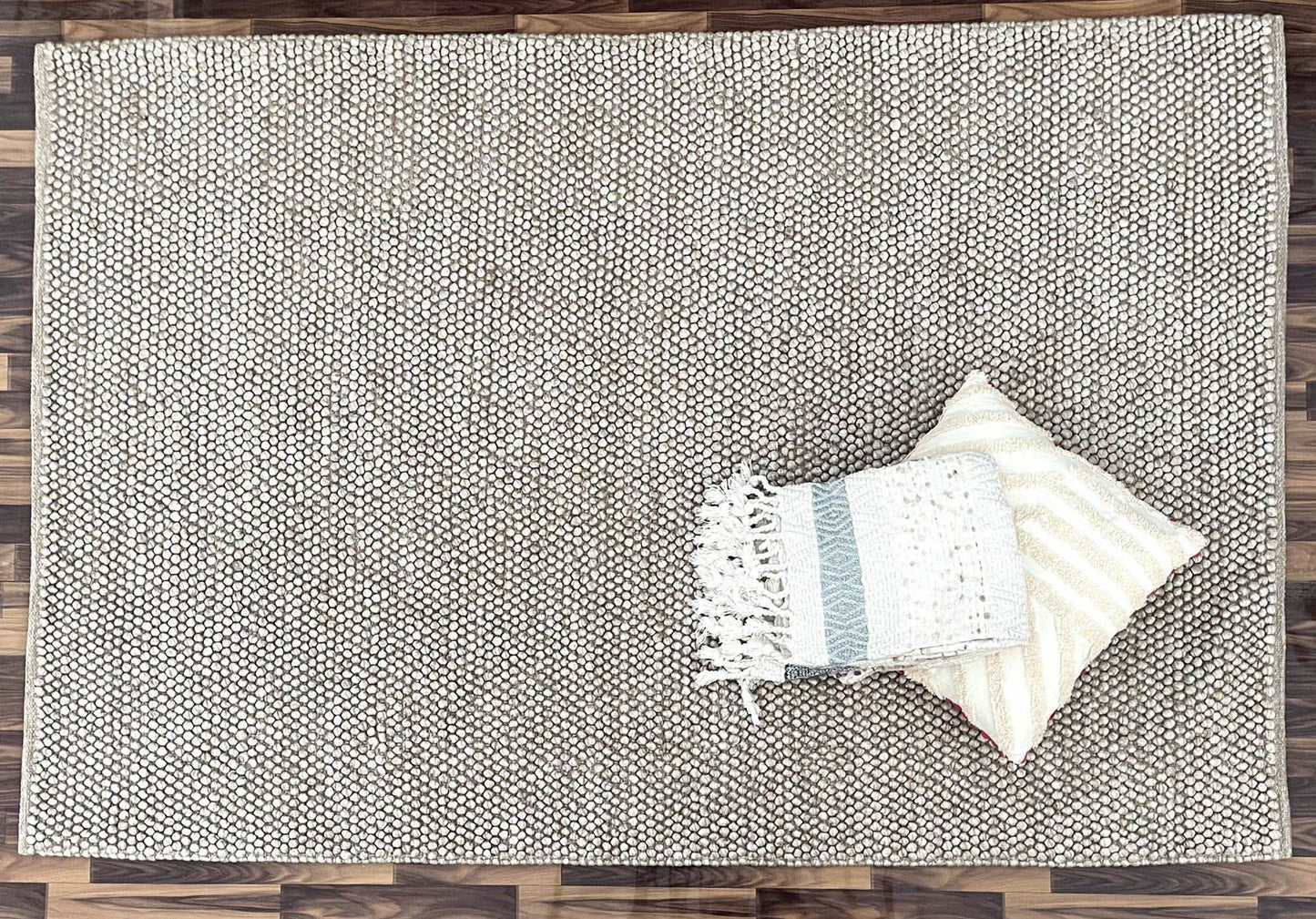 Agnes | Pebble Wool Rug Beige - Mirra Interiors