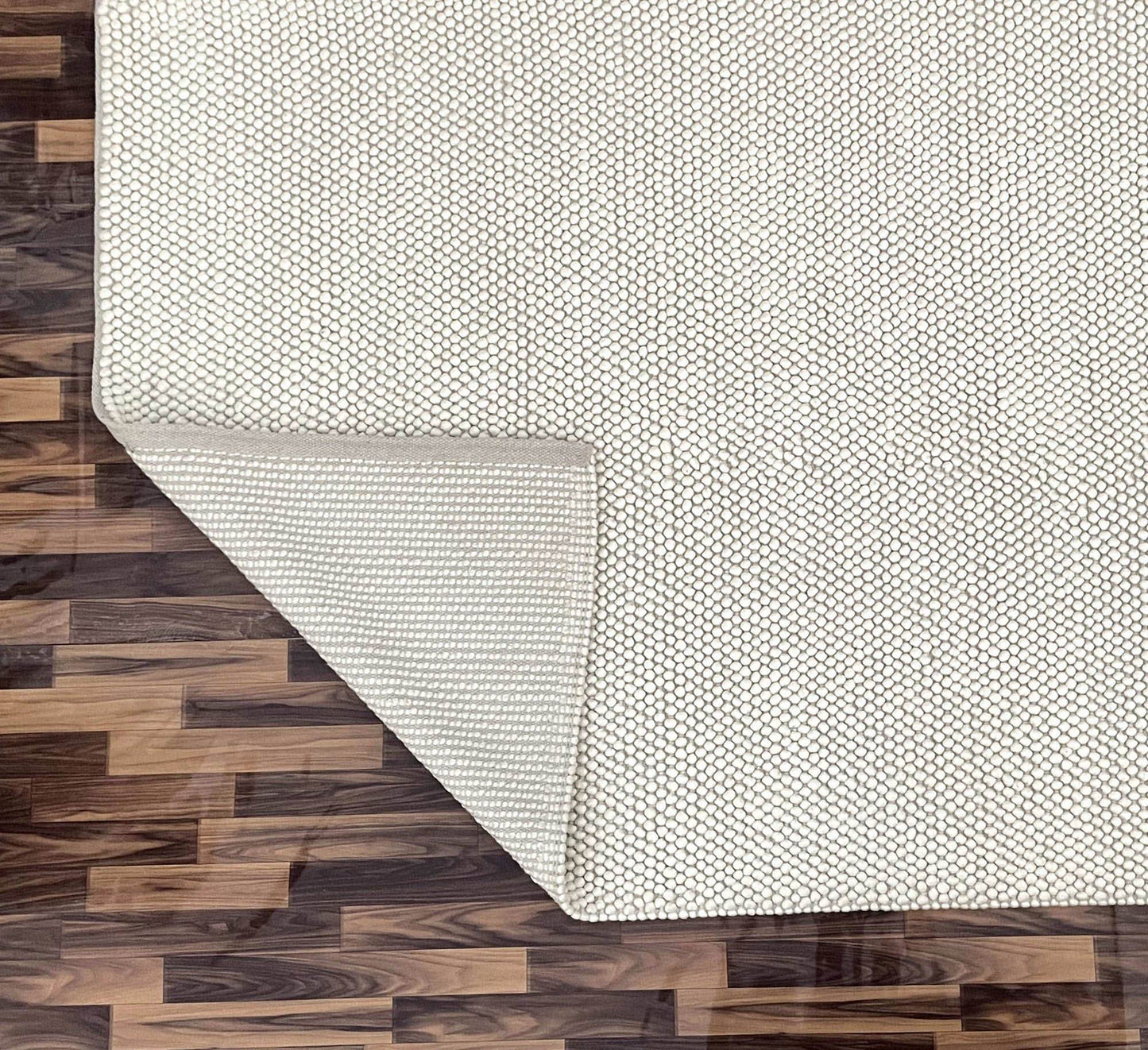 Agnes | Pebble Wool Rug Natural White - Mirra Interiors