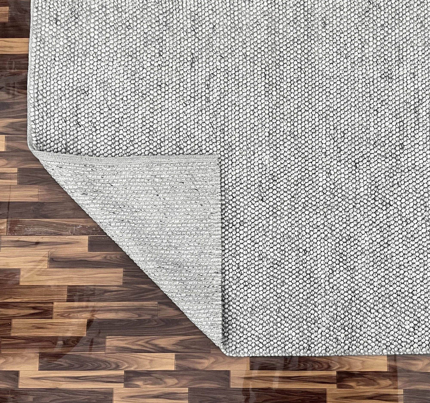 Agnes | Pebble Wool Rug Spotted Grey - Mirra Interiors