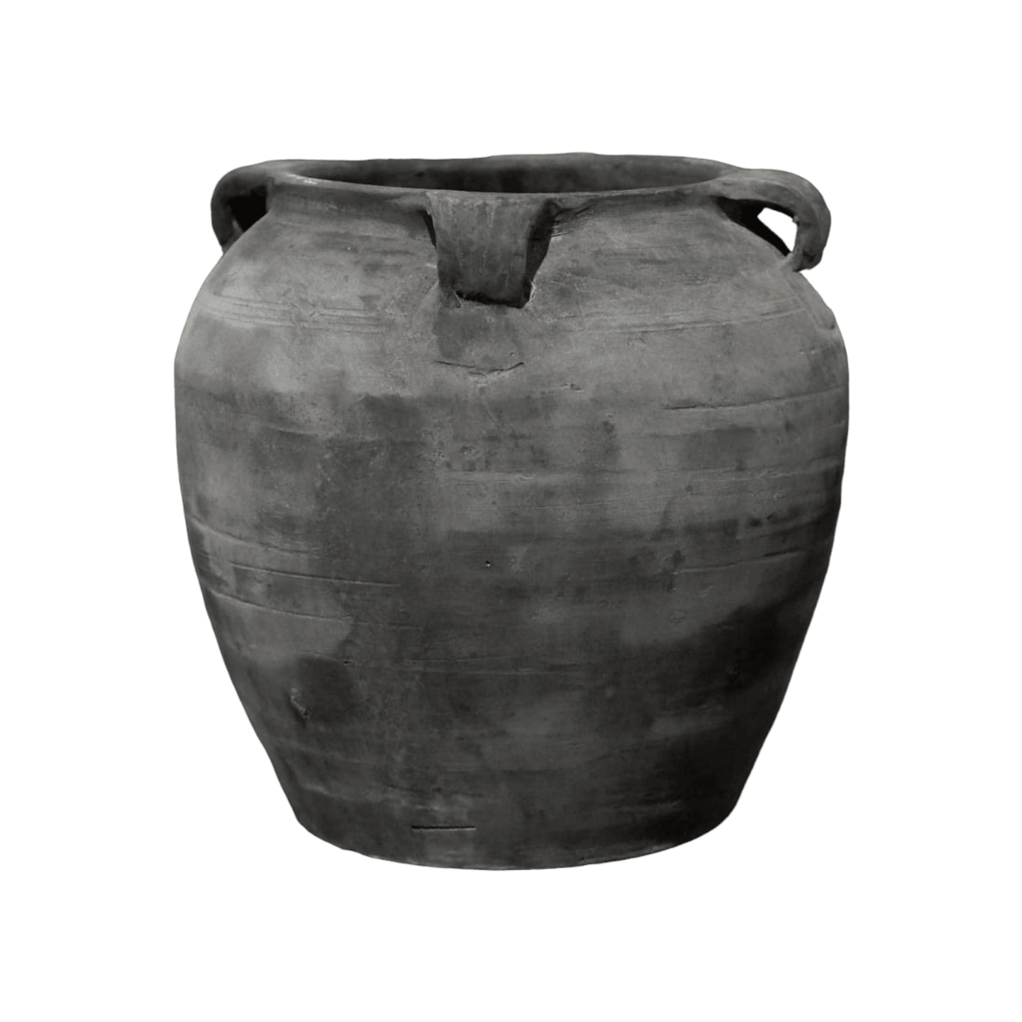 Ming | Antique Pot with Handles Grey - Mirra Interiors