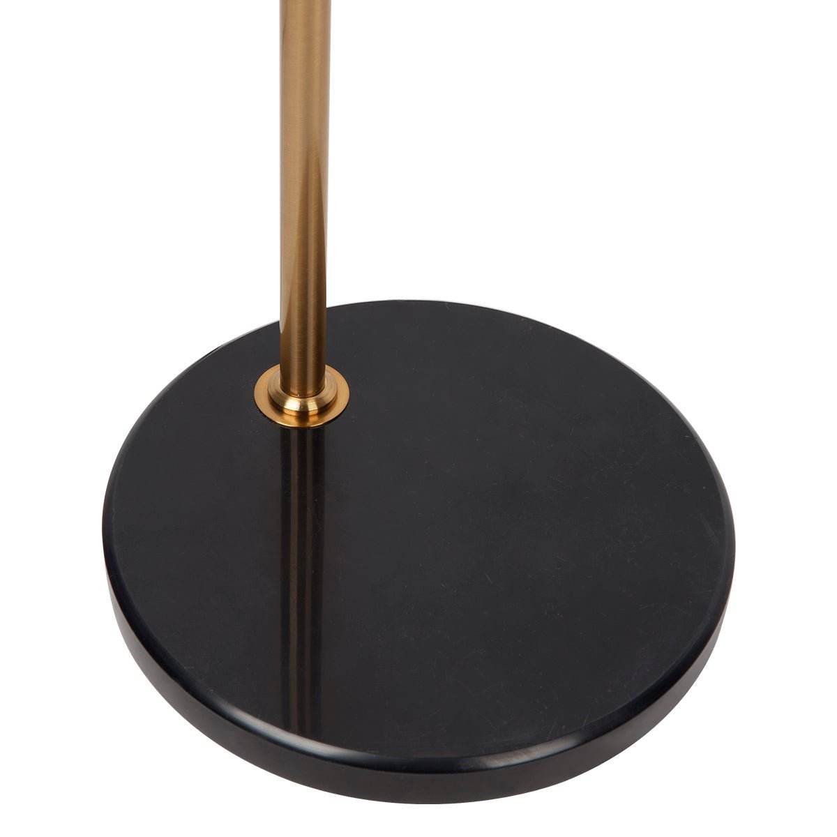 Asher | Marble Table Lamp Black/Brass - Mirra Interiors