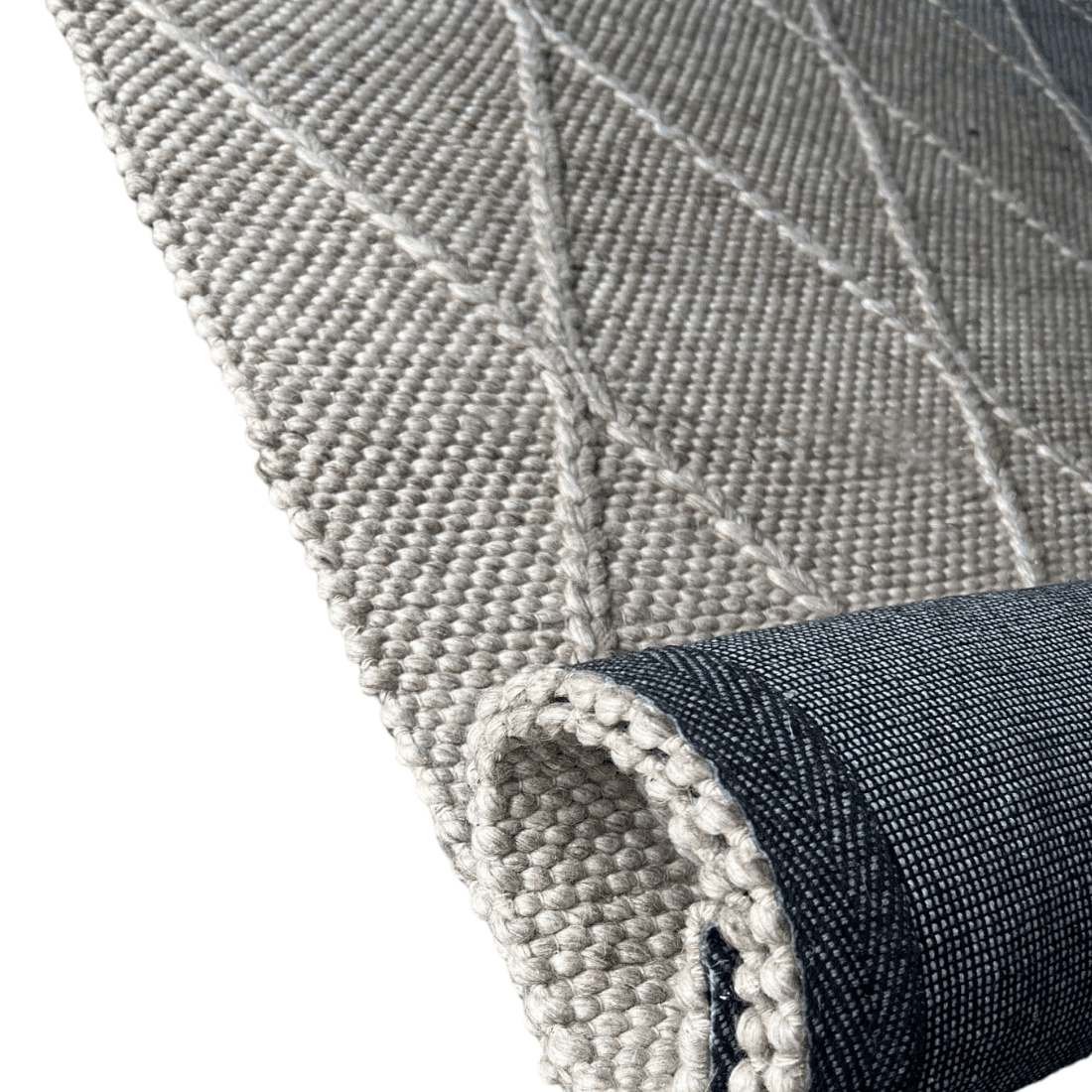 Athena | Diamond Wool Rug Beige - Mirra Interiors