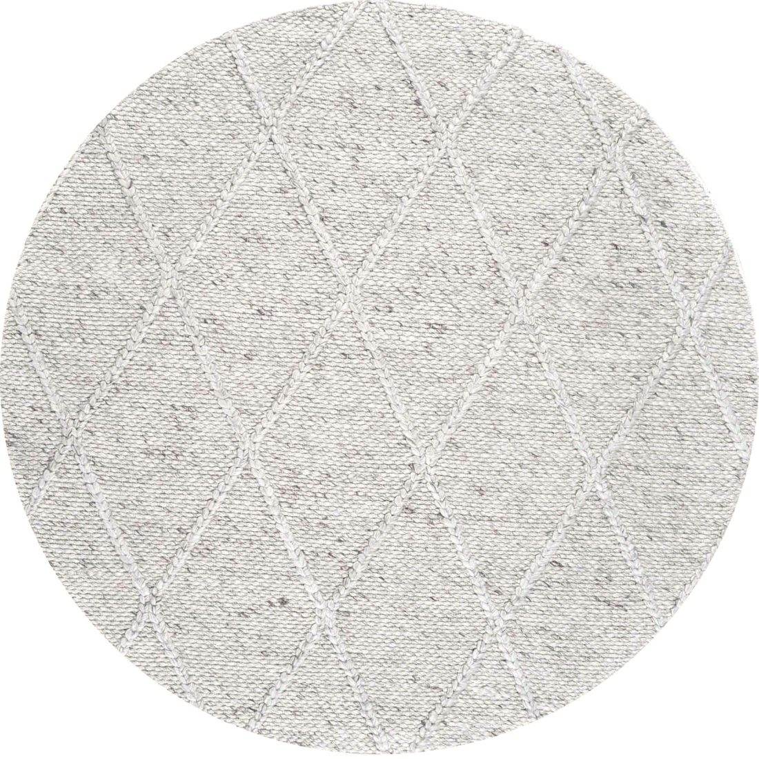 Athena | Diamond Wool Rug Light Beige - Mirra Interiors