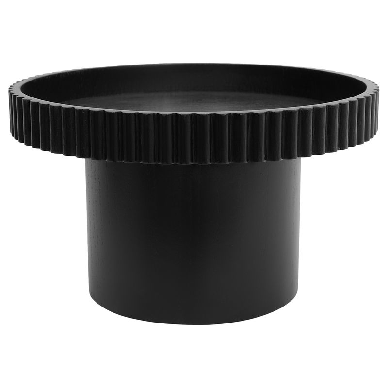 Bernadette Footed Bowl Large Black | Mirra Interiors
