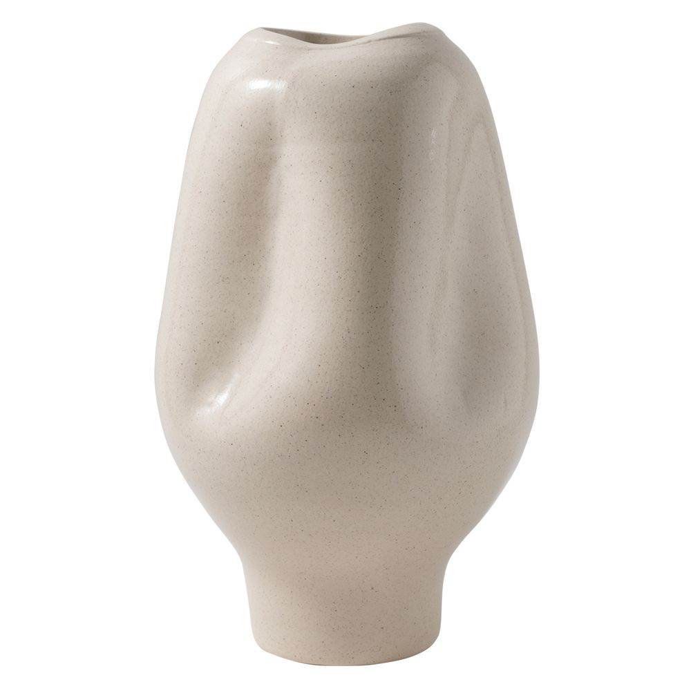 Jessa | Porcelain Vase - White (Large) - Mirra Interiors