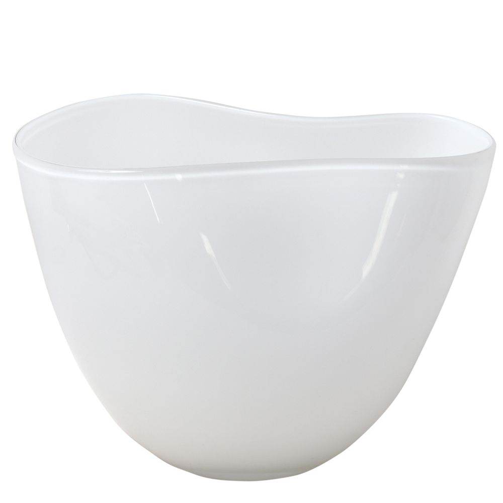 Else | Glass Vase - White (Medium) - Mirra Interiors