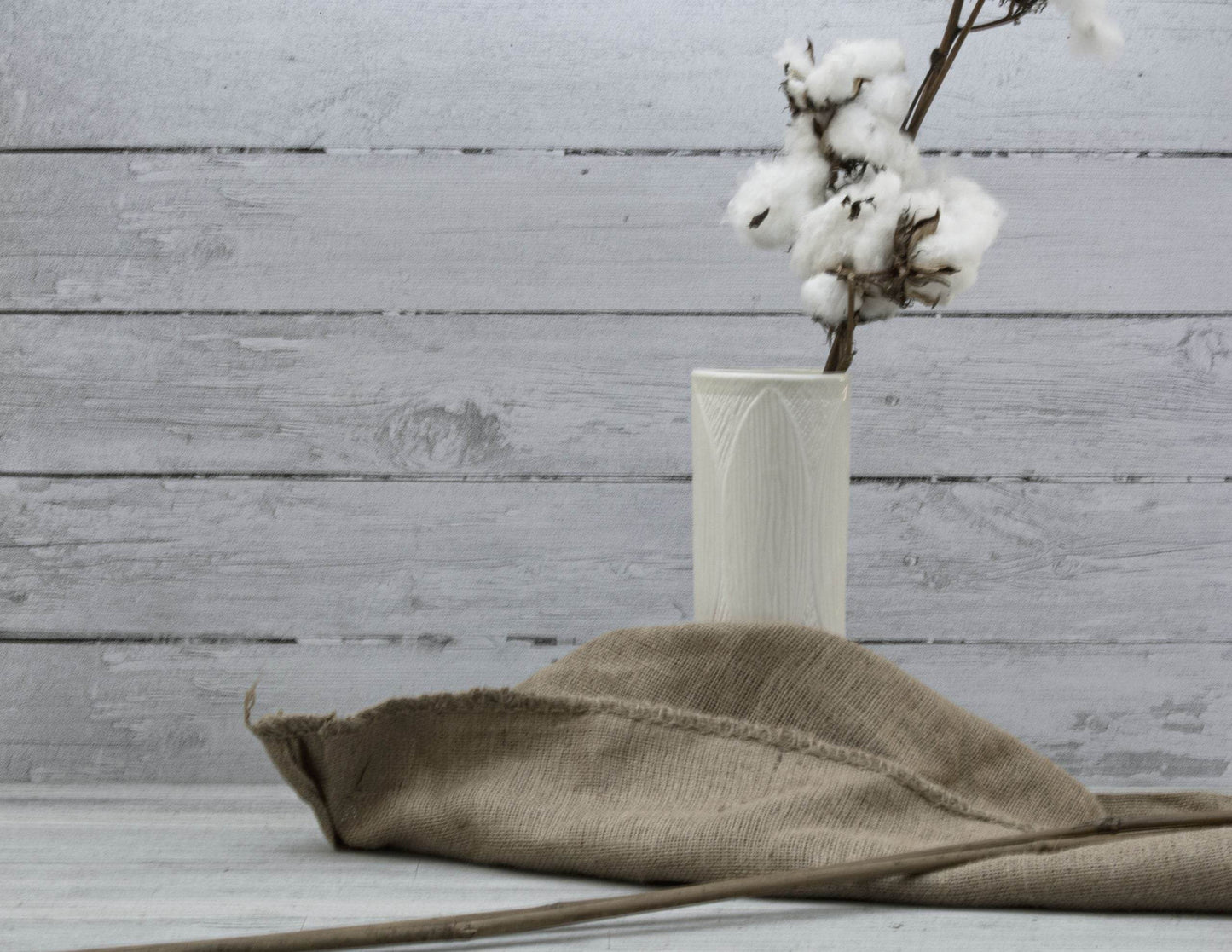 Kapok | Ceramic Vase White (Tall) - Mirra Interiors