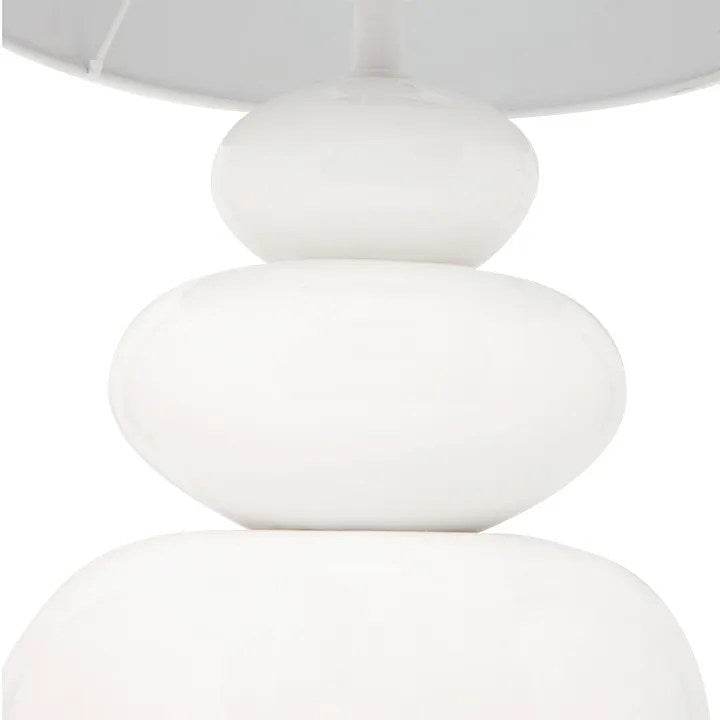 Kai | Pebble Table Lamp White - Mirra Interiors