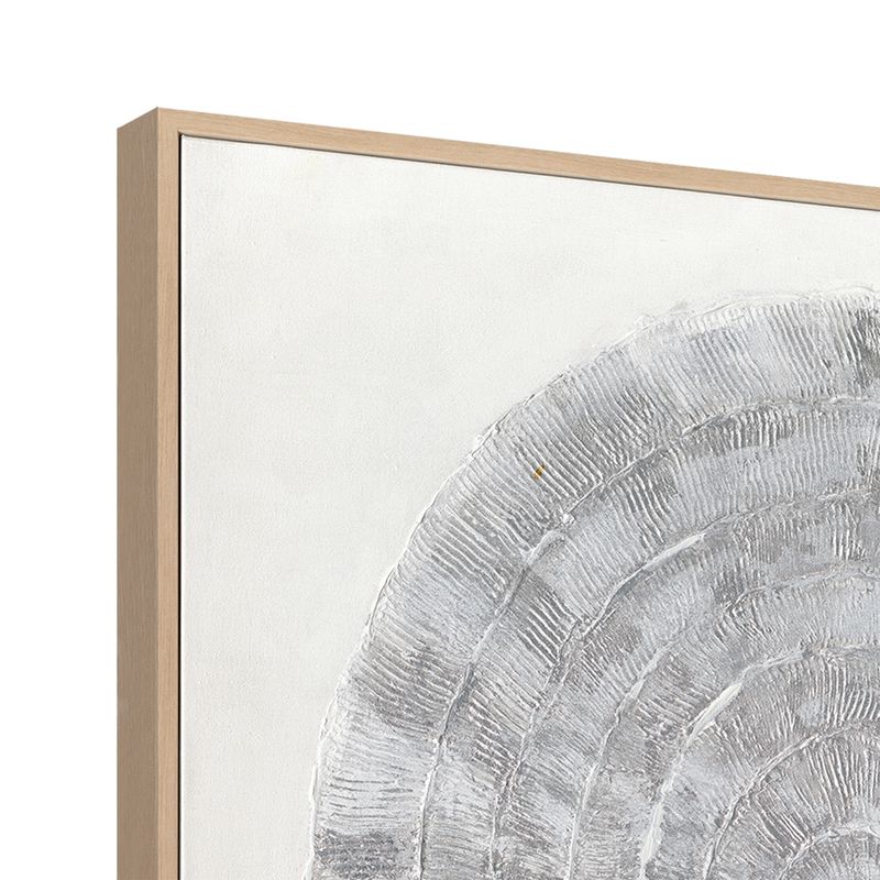 Origin Study | Framed Canvas Painting - Natural Frame