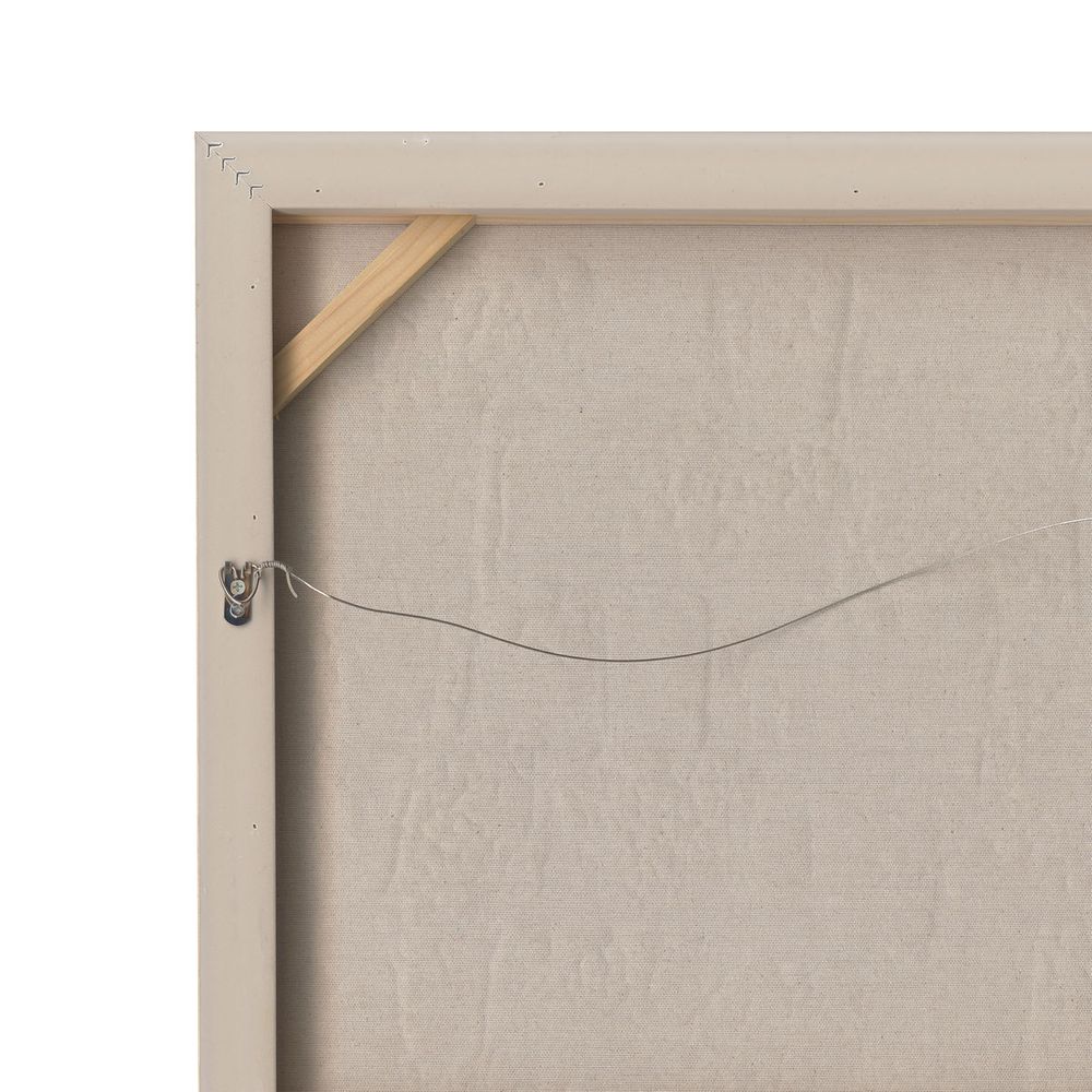 Soft Relief | Framed Canvas Painting - Natural Frame